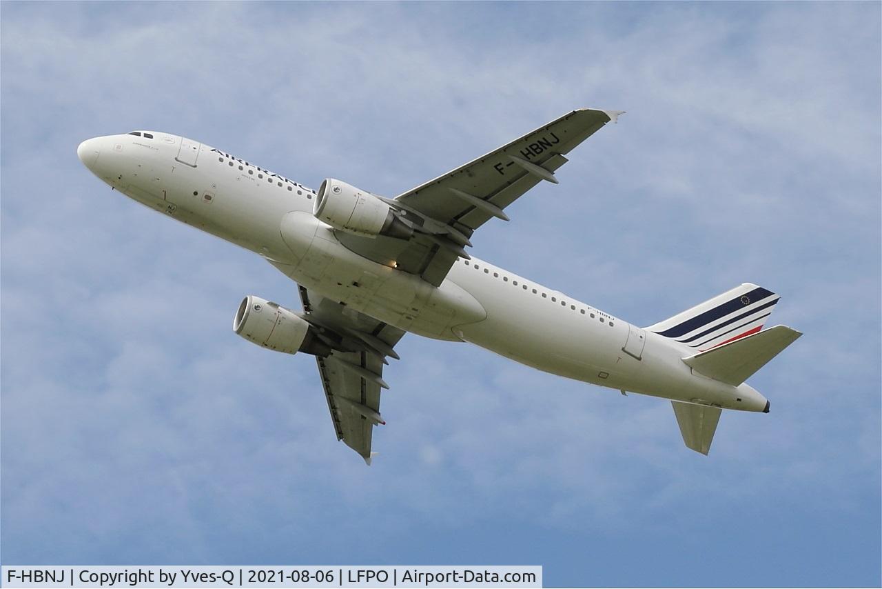 F-HBNJ, 2011 Airbus A320-214 C/N 4908, Airbus A320-214, Climbing from rwy 24, Paris Orly airport (LFPO-ORY)