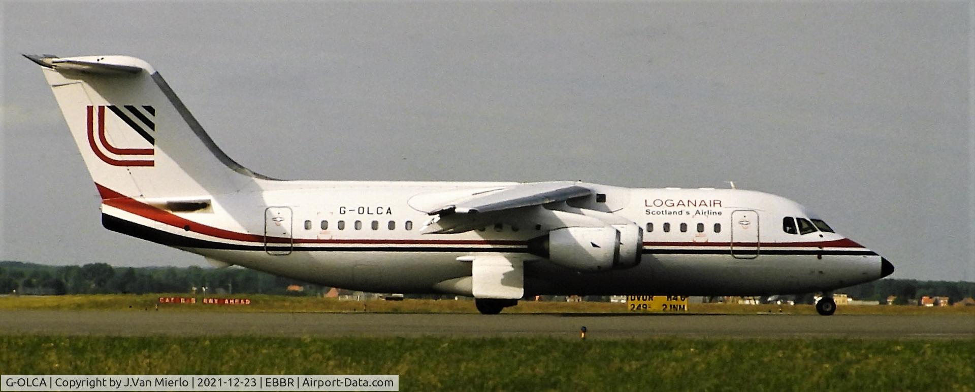 G-OLCA, 1988 British Aerospace BAe.146-200 C/N E2099, Slide scan
