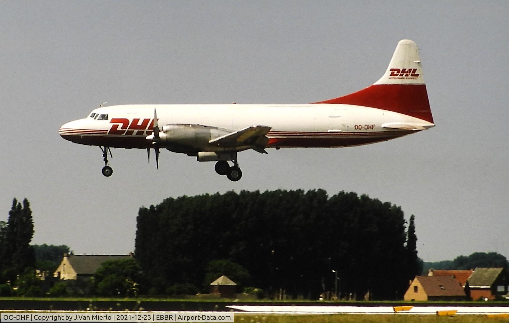 OO-DHF, 1954 Convair 580(F) C/N 147/012, Slide scan