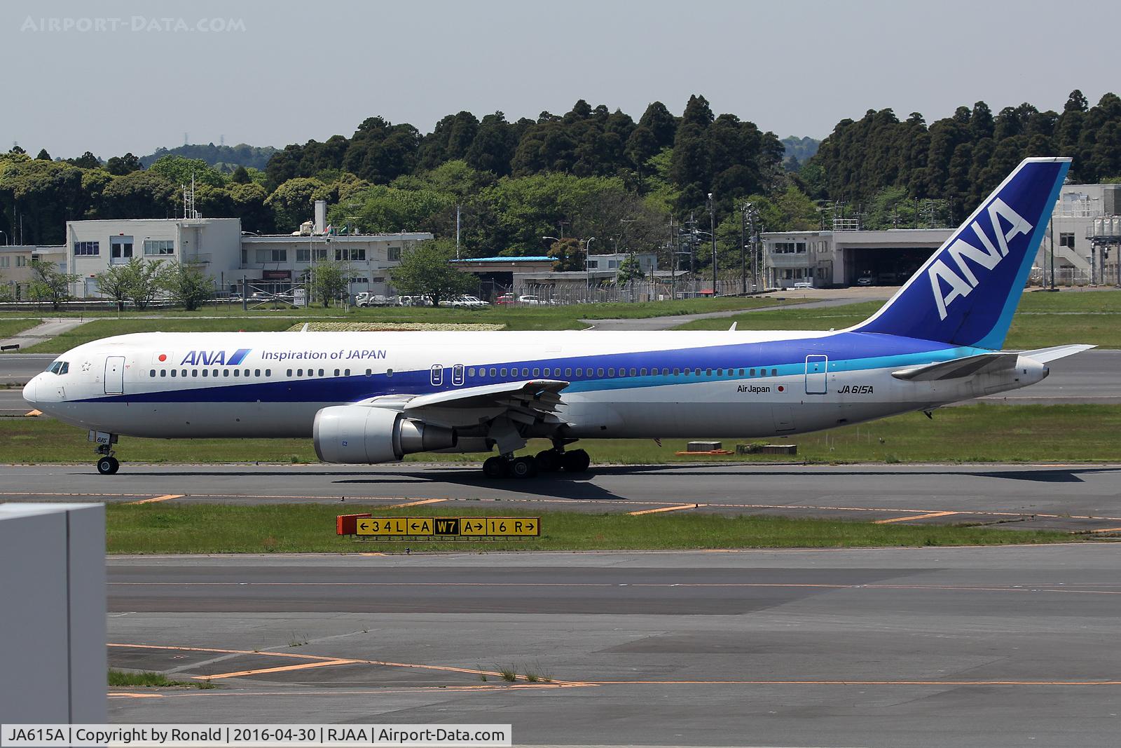 JA615A, 2007 Boeing 767-381/ER C/N 35877, at nrt