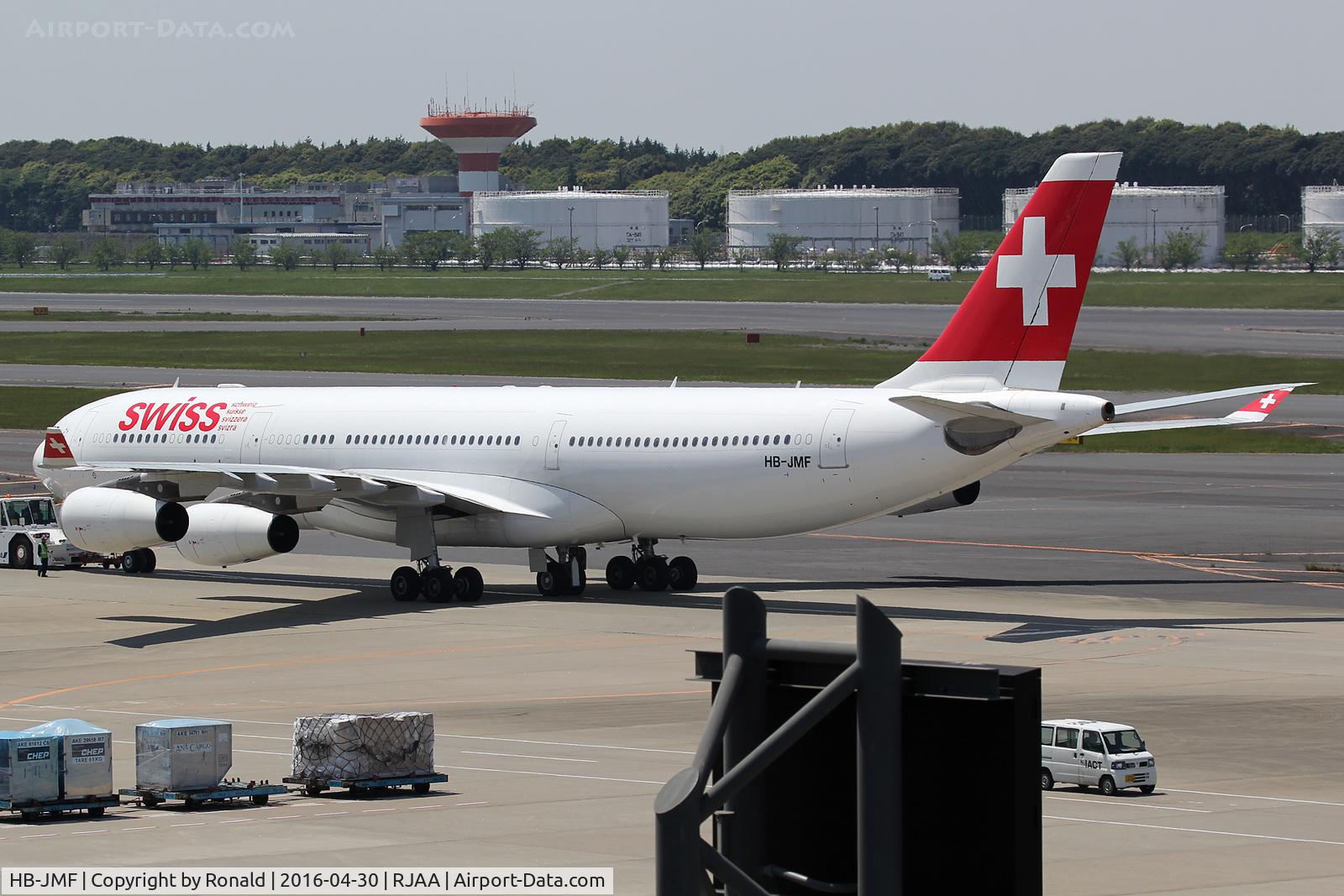 HB-JMF, 2003 Airbus A340-313X C/N 561, at nrt