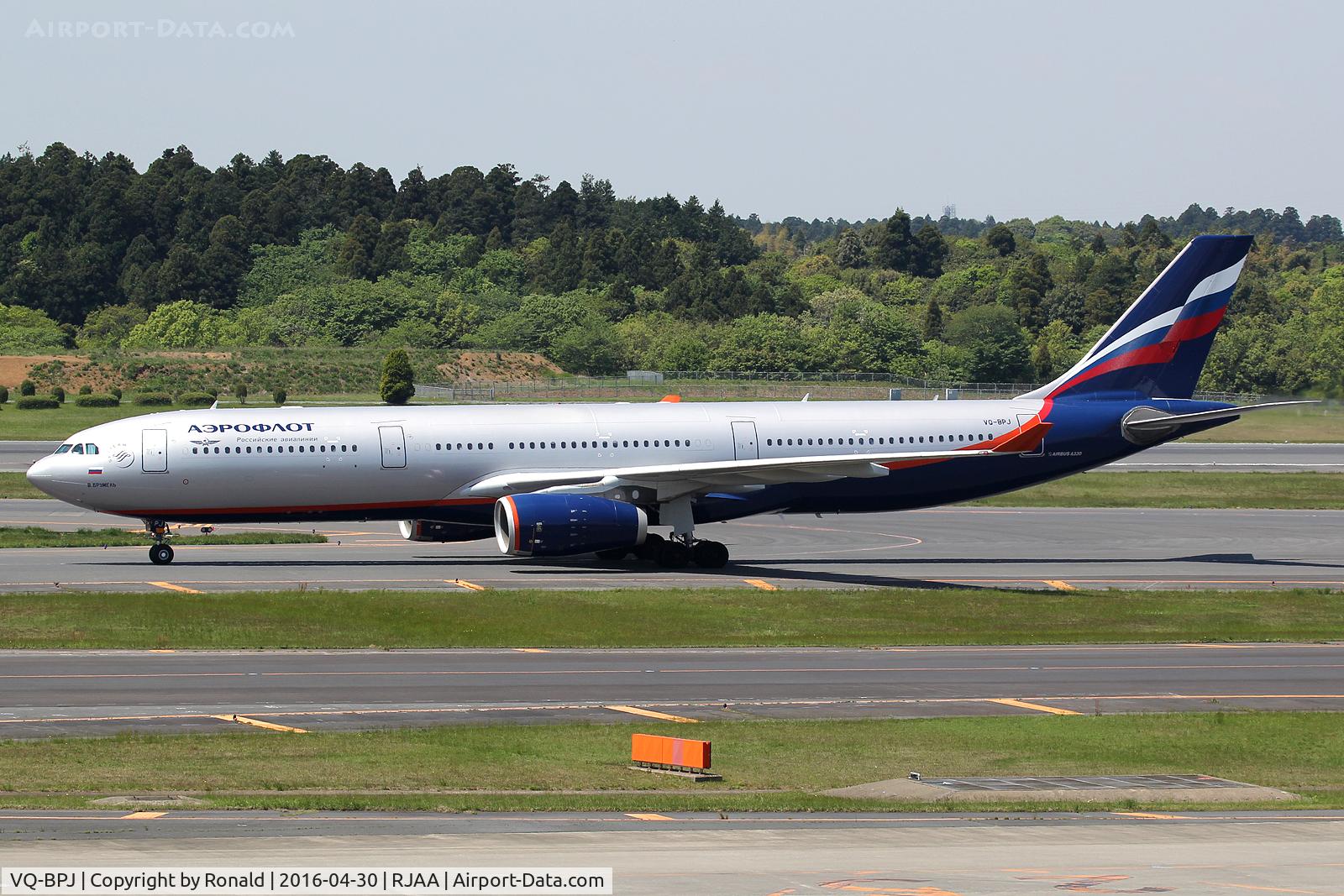 VQ-BPJ, 2012 Airbus A330-343 C/N 1328, at nrt