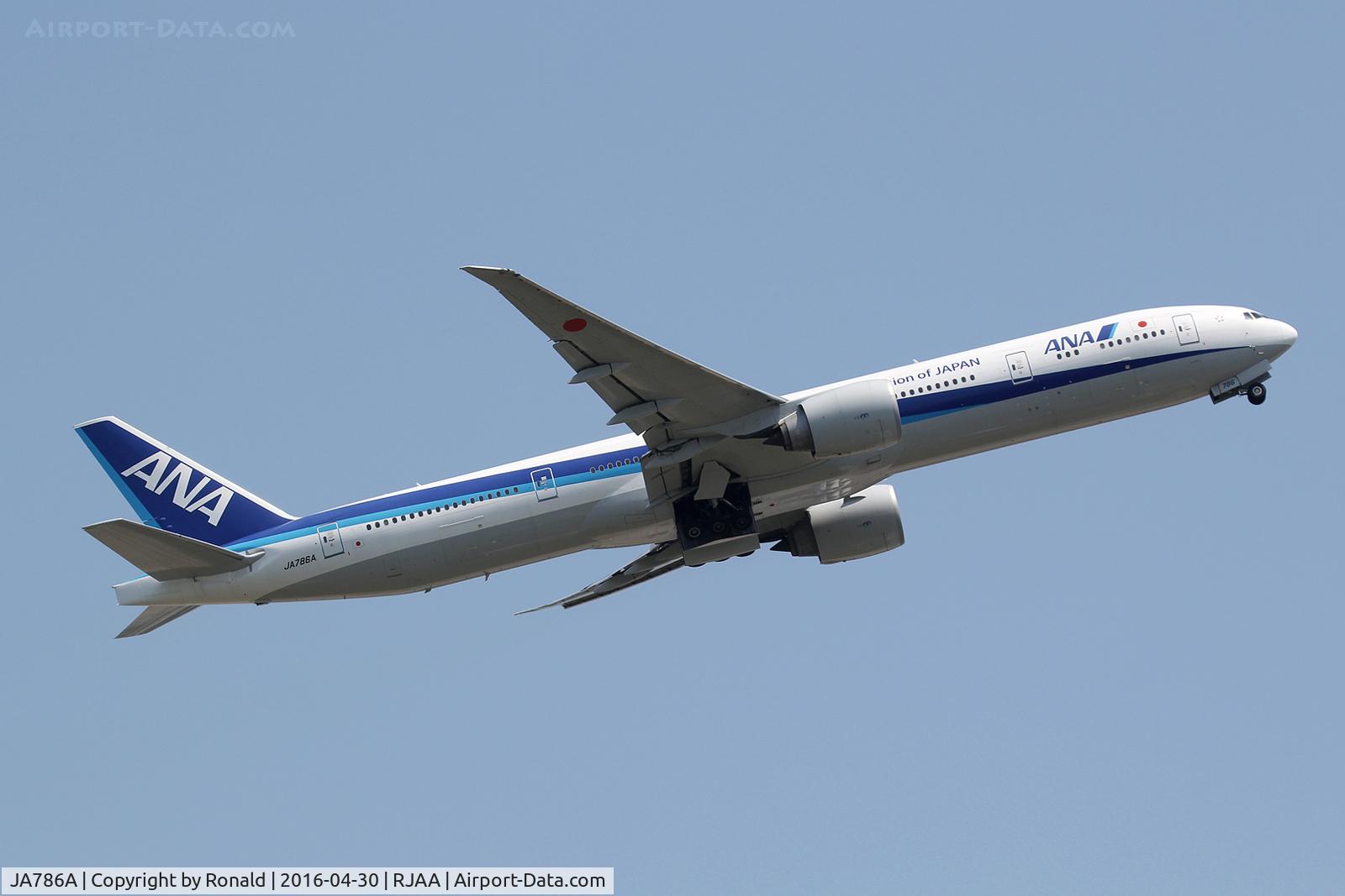 JA786A, 2010 Boeing 777-381/ER C/N 37948, at nrt
