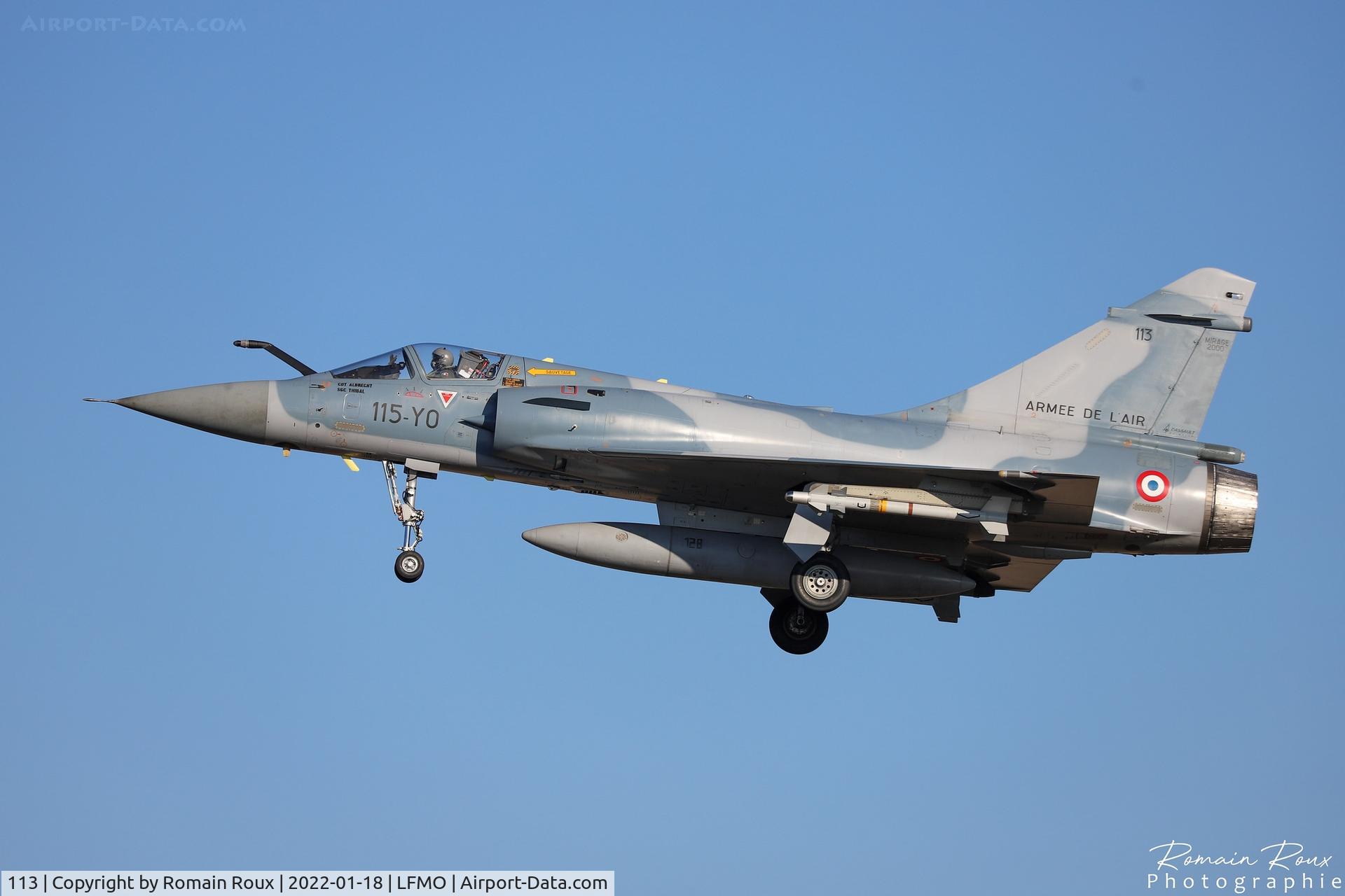 113, Dassault Mirage 2000C C/N 380, Landing