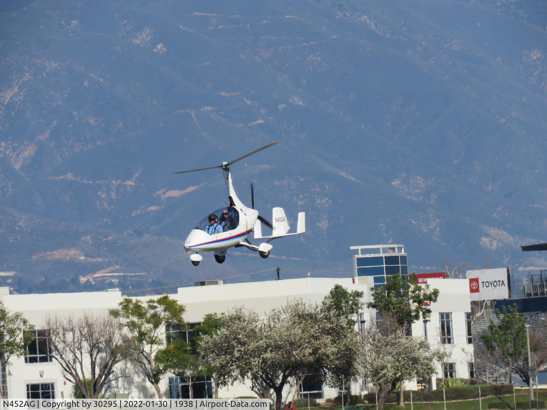 N452AG, 2016 AutoGyro Calidus C/N US-C00429, Landing