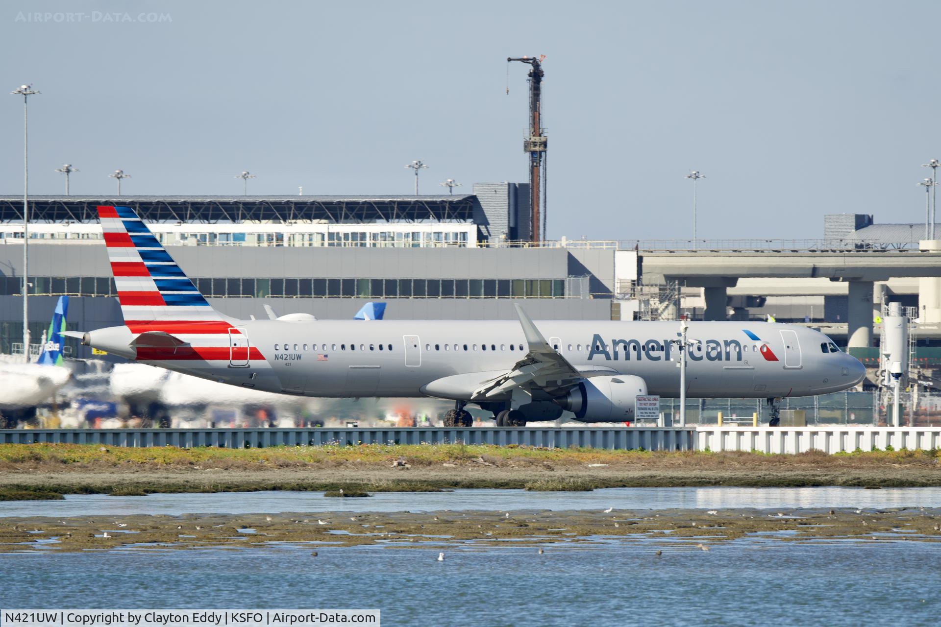 N421UW, 2020 Airbus A321-253NX C/N 10095, SFO 2022.