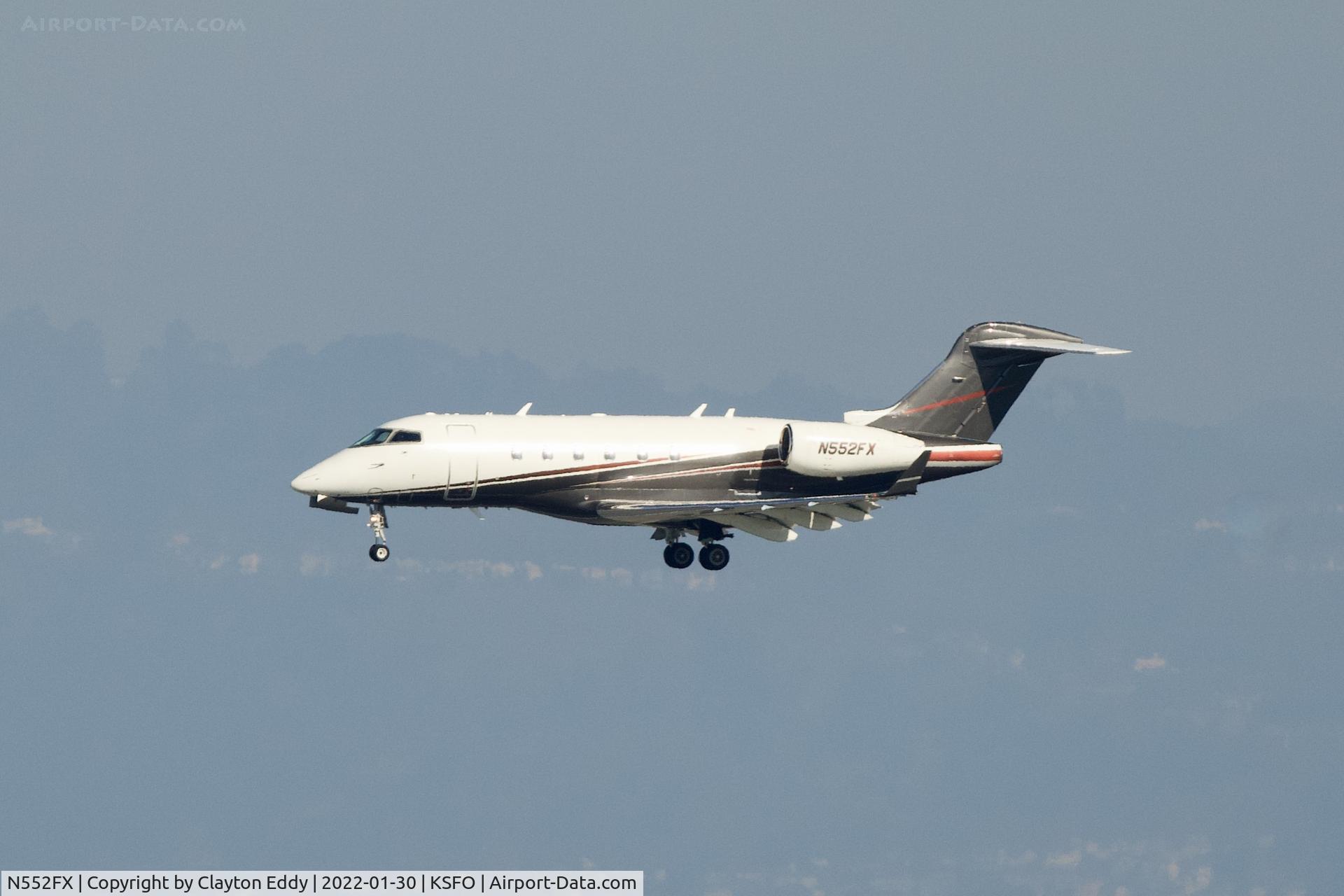 N552FX, 2006 Bombardier BD-100-1A10 C/N 20084, SFO 2022.