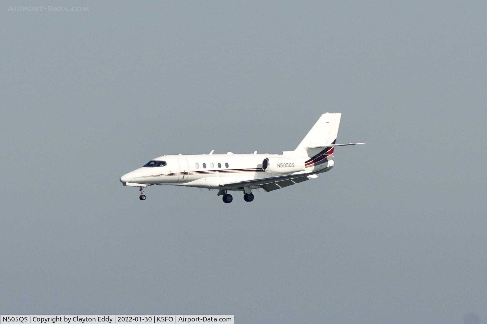 N505QS, 2016 Cessna 680A Citation Latitude C/N 680A-0042, SFO 2022.