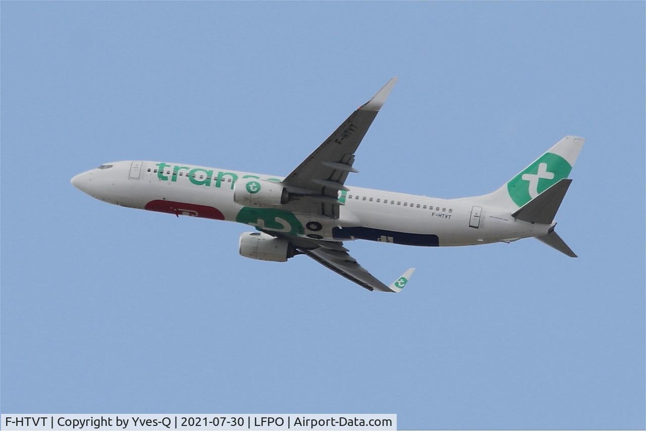 F-HTVT, 2012 Boeing 737-86J C/N 37767, Boeing 737-86J, Climbing from rwy 24, Paris-Orly airport (LFPO-ORY)