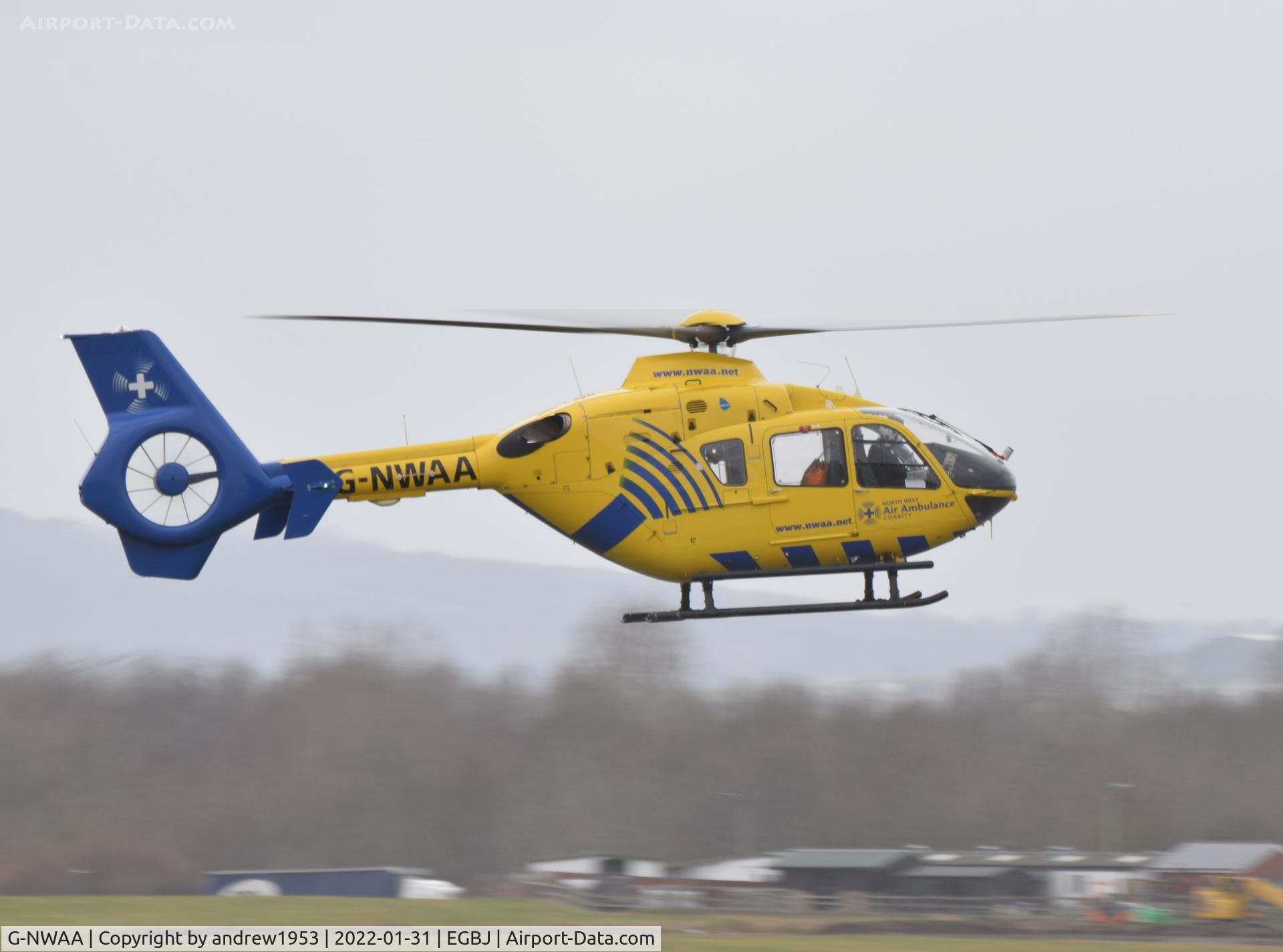 G-NWAA, 2005 Eurocopter EC-135T-2 C/N 0427, G-NWAA at Gloucestershire Airport.