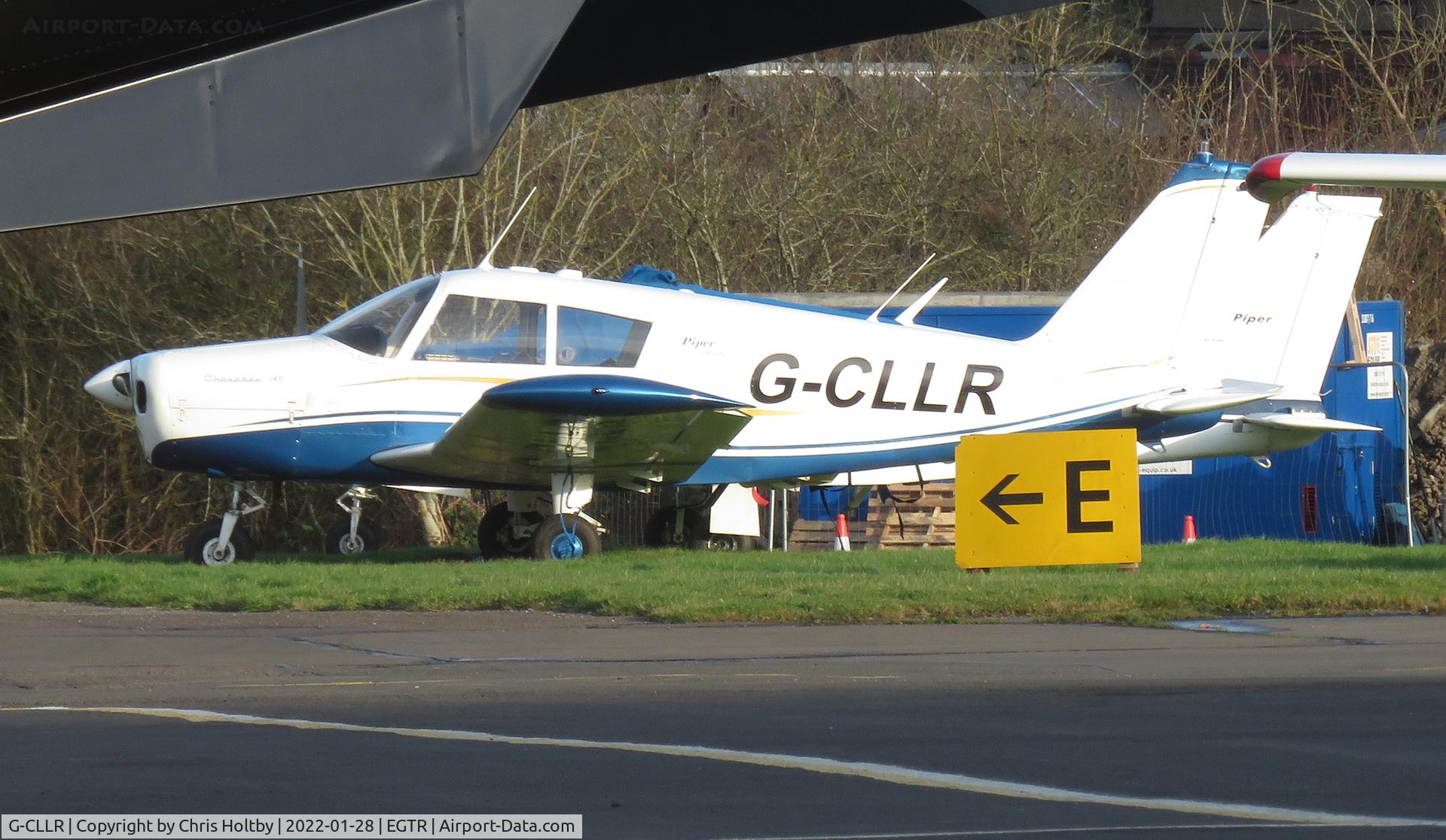 G-CLLR, 1968 Piper PA-28-140 Cherokee C/N 28-23610, Parked at Elstree