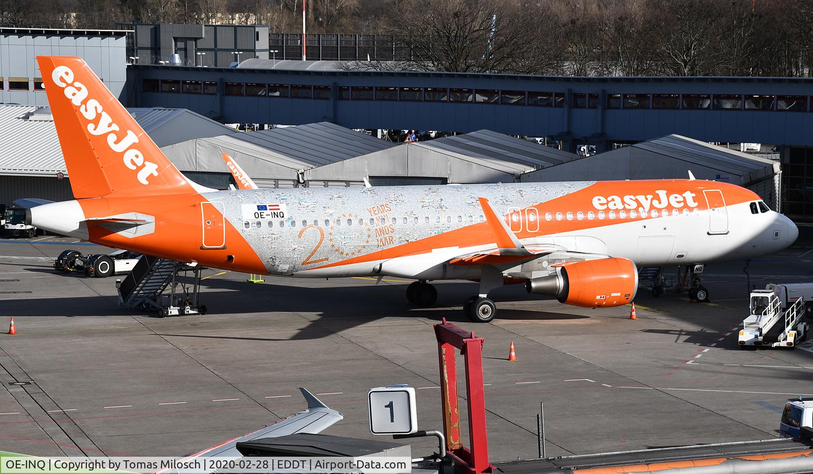 OE-INQ, 2015 Airbus A320-214 C/N 6837, 20 years livery