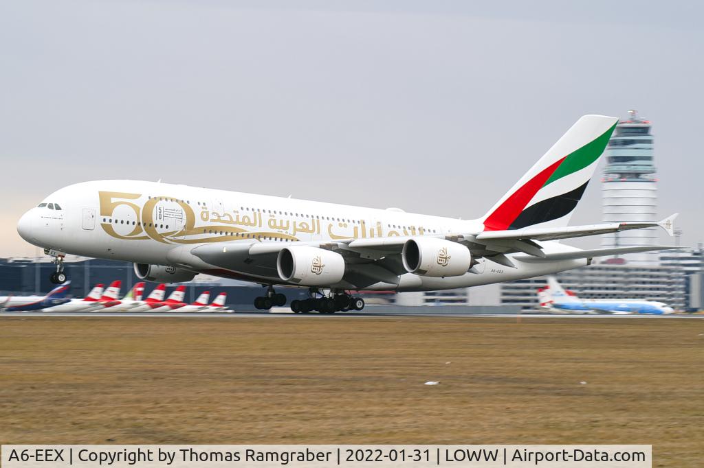 A6-EEX, 2014 Airbus A380-861 C/N 154, Emirates Airbus A380 