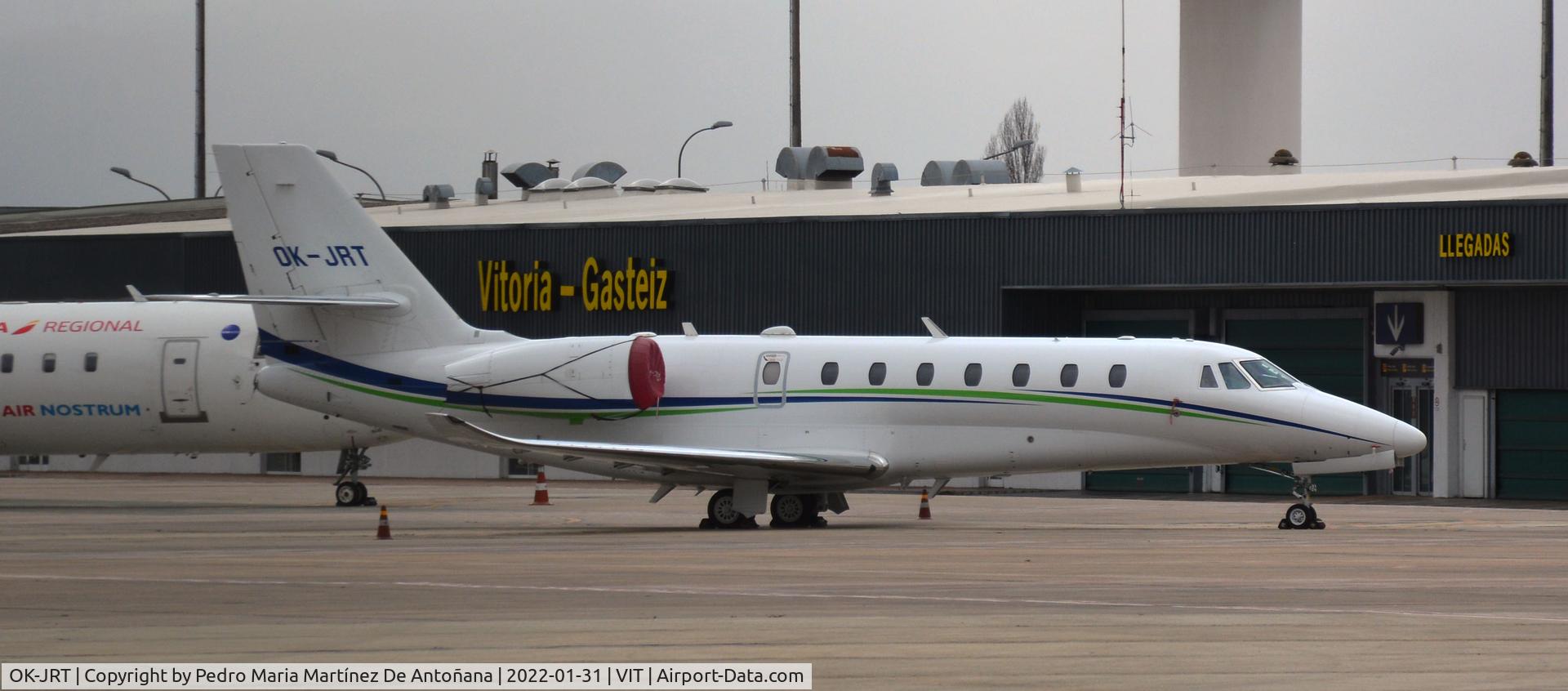 OK-JRT, 2015 Cessna 680 Citation Sovereign + C/N 680-0558, Aeropuerto de Foronda - Vitoria-Gasteiz - Euskadi - España