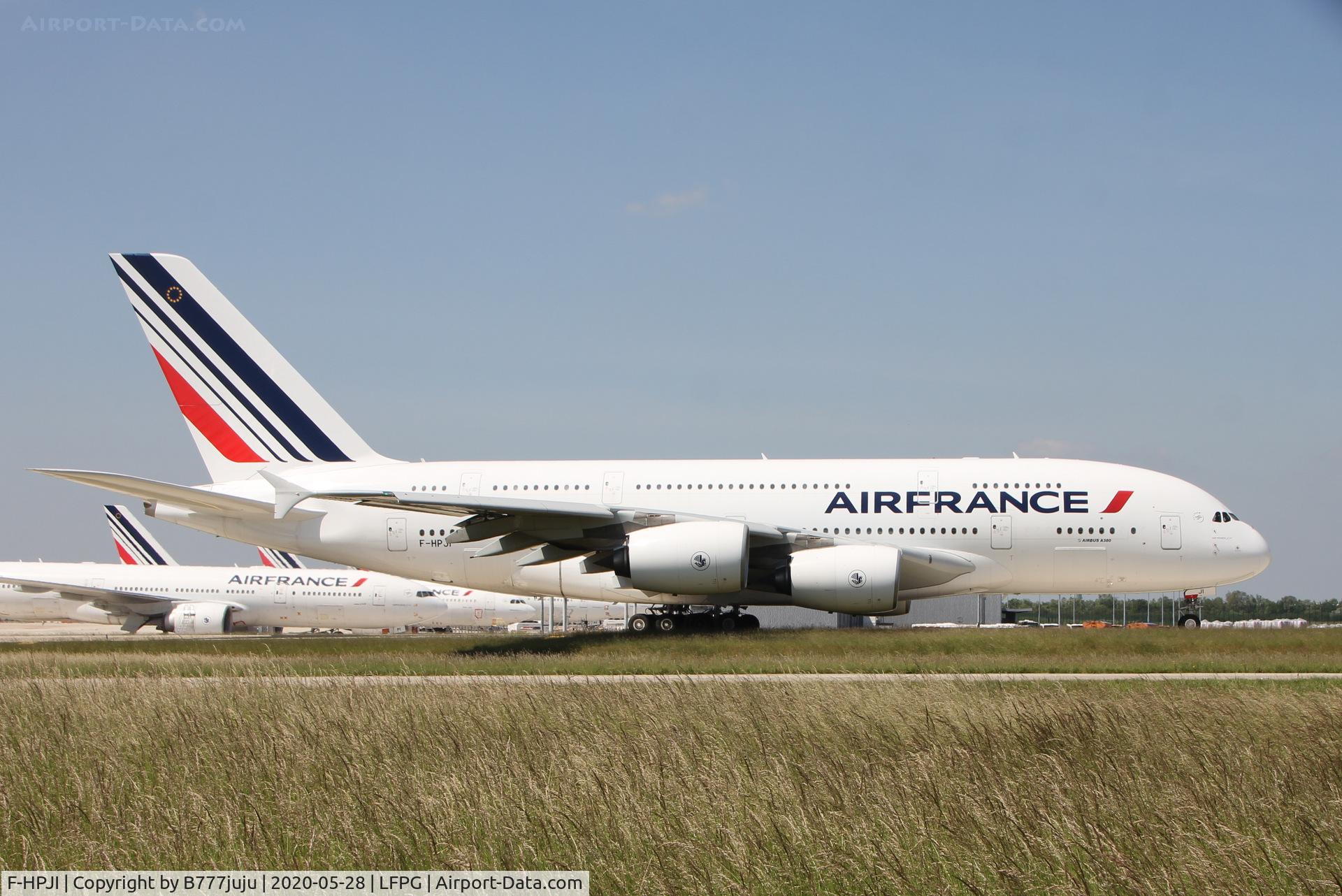 F-HPJI, 2013 Airbus A380-861 C/N 115, departure for storage at LDE
