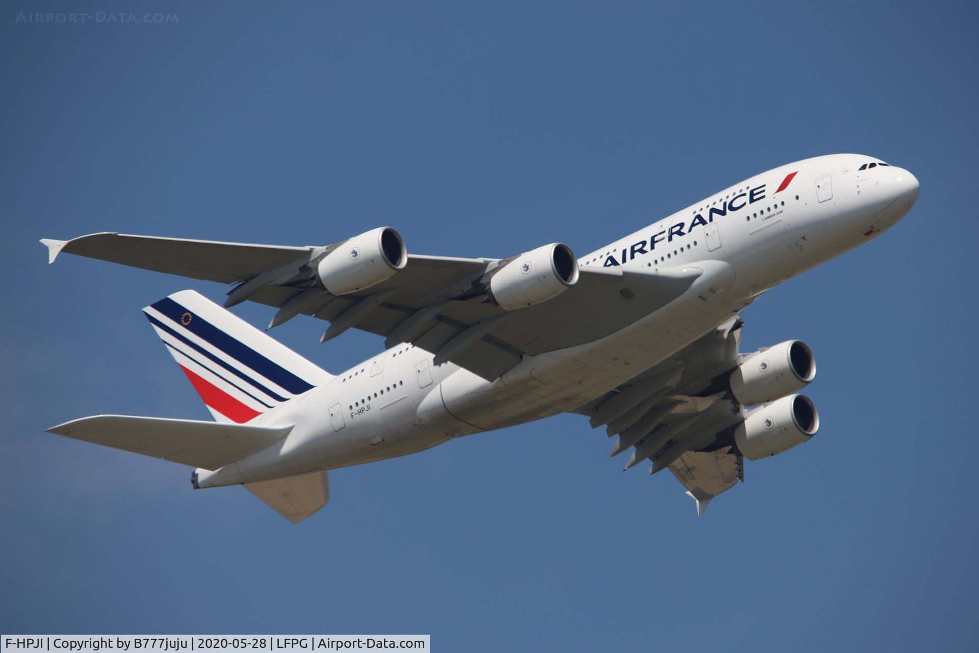 F-HPJI, 2013 Airbus A380-861 C/N 115, departure for storage at LDE