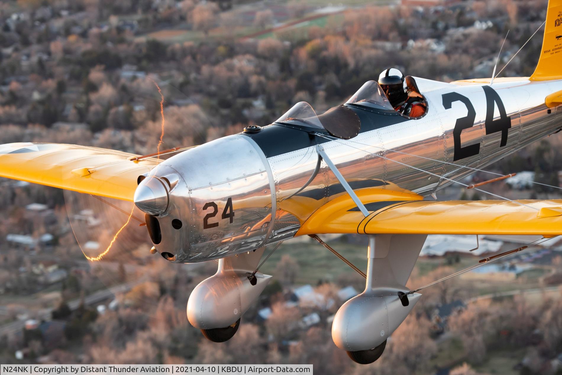 N24NK, 2019 Timber Tiger Aircraft ST-L C/N 22, Ryan ST replica kit by Timber Tiger Aircraft.