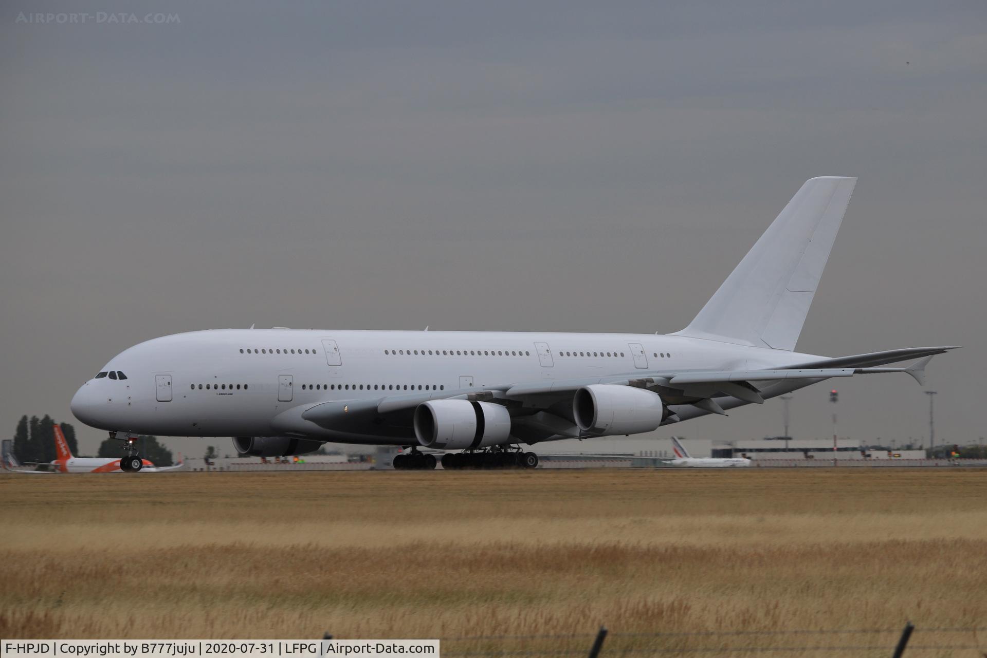 F-HPJD, 2010 Airbus A380-861 C/N 049, last landing before return to lessor