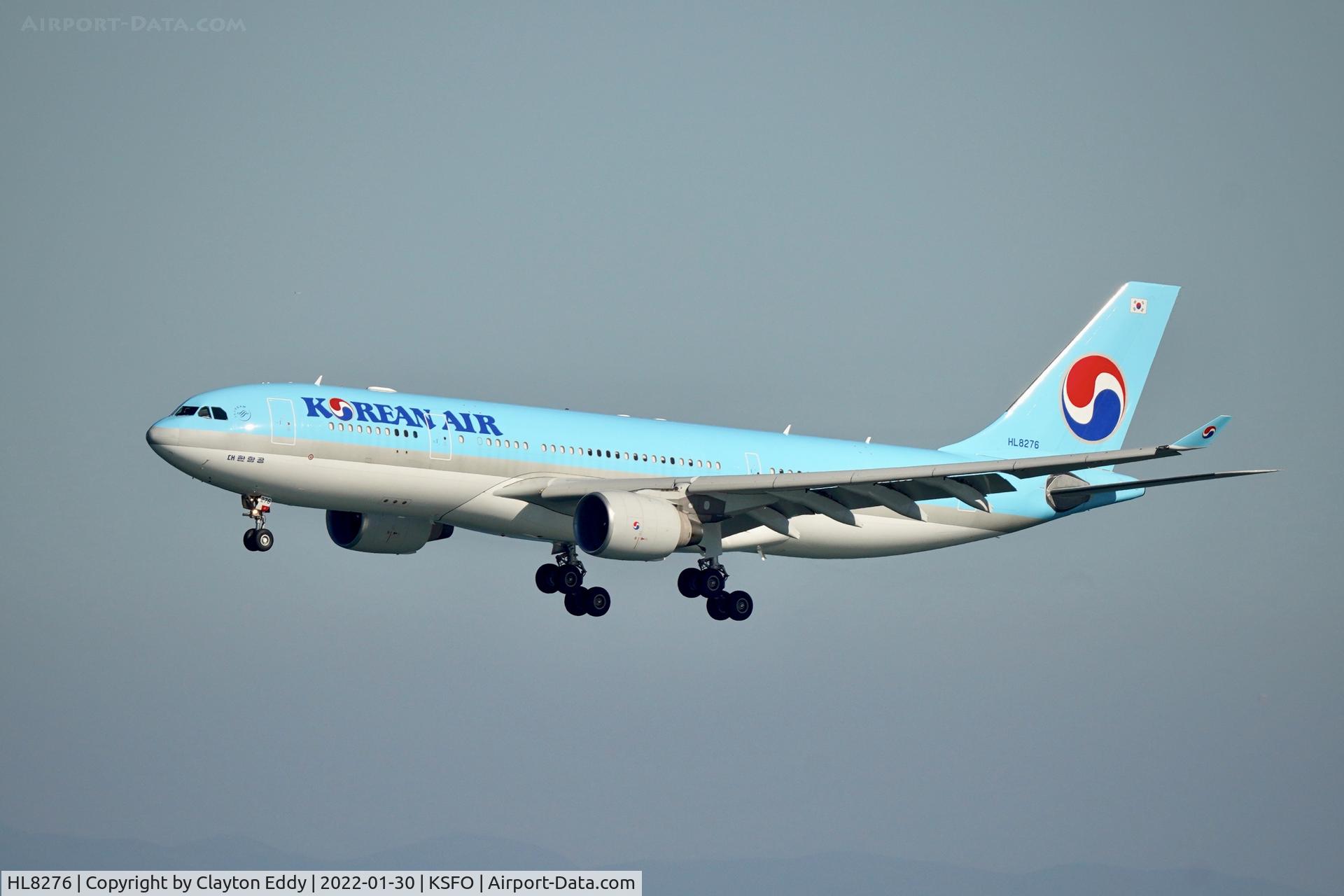 HL8276, 2013 Airbus A330-223 C/N 1393, SFO 2022.