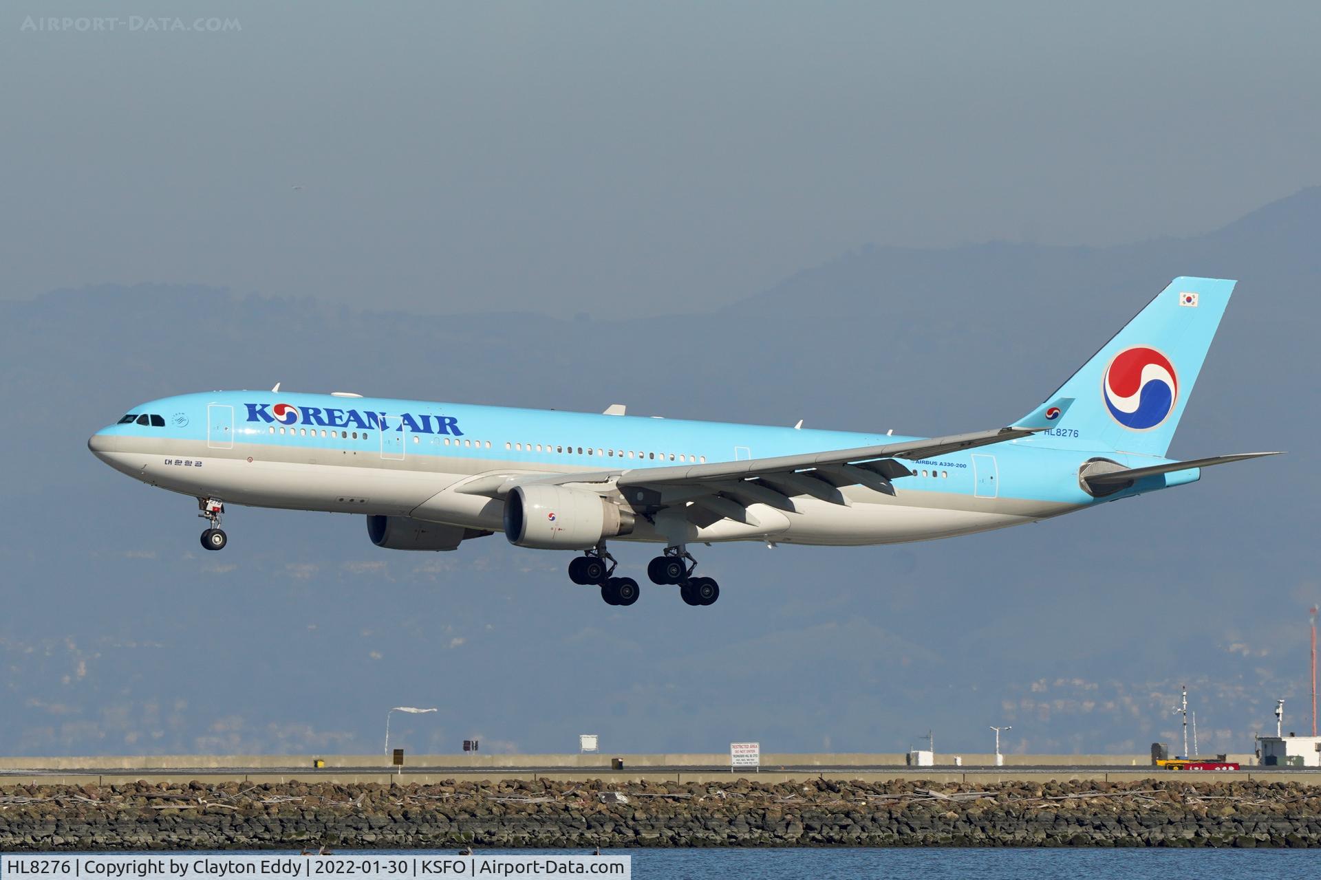 HL8276, 2013 Airbus A330-223 C/N 1393, SFO 2022.