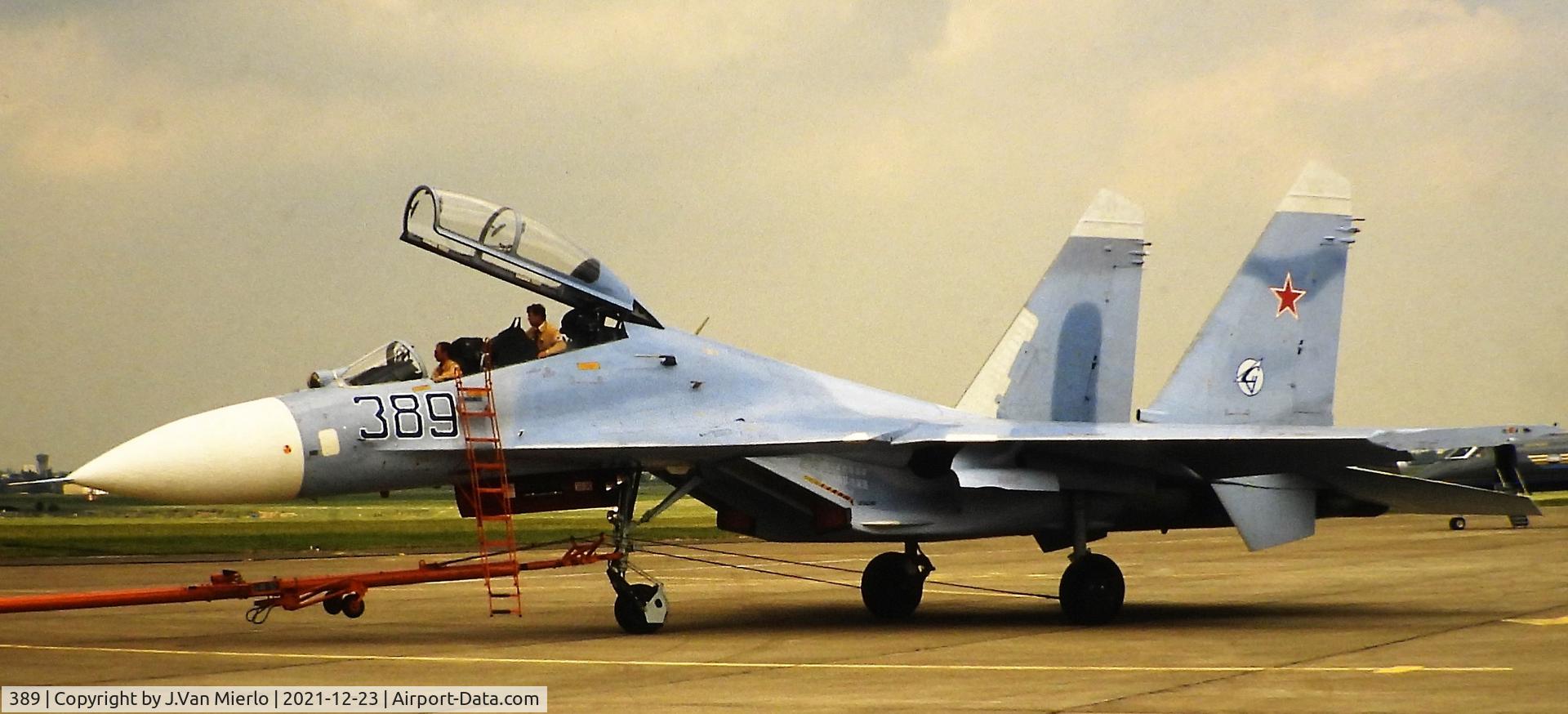 389, Sukhoi Su-27UB C/N 25389, Slide scan