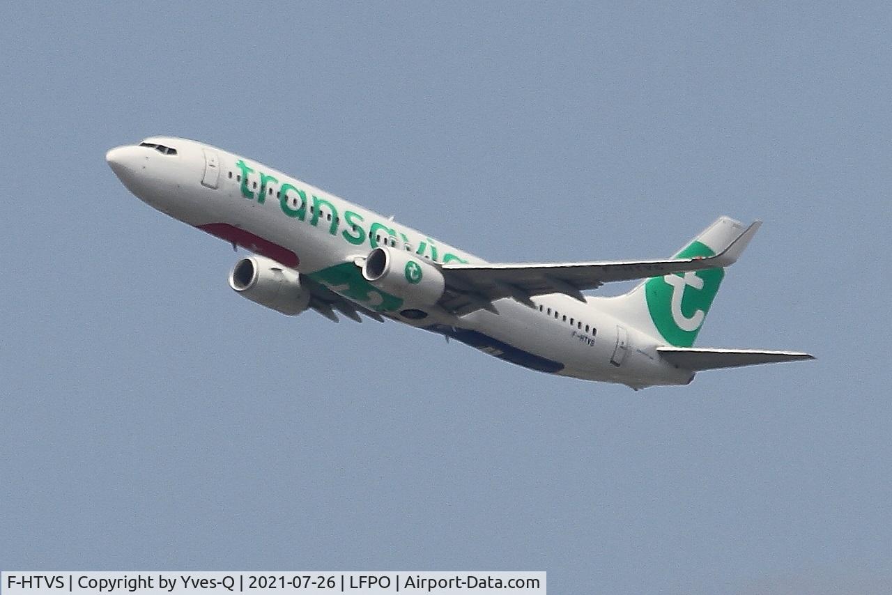 F-HTVS, 2012 Boeing 737-86J C/N 37766, Boeing 737-86J, Climbing from rwy 24, Paris Orly airport (LFPO-ORY)