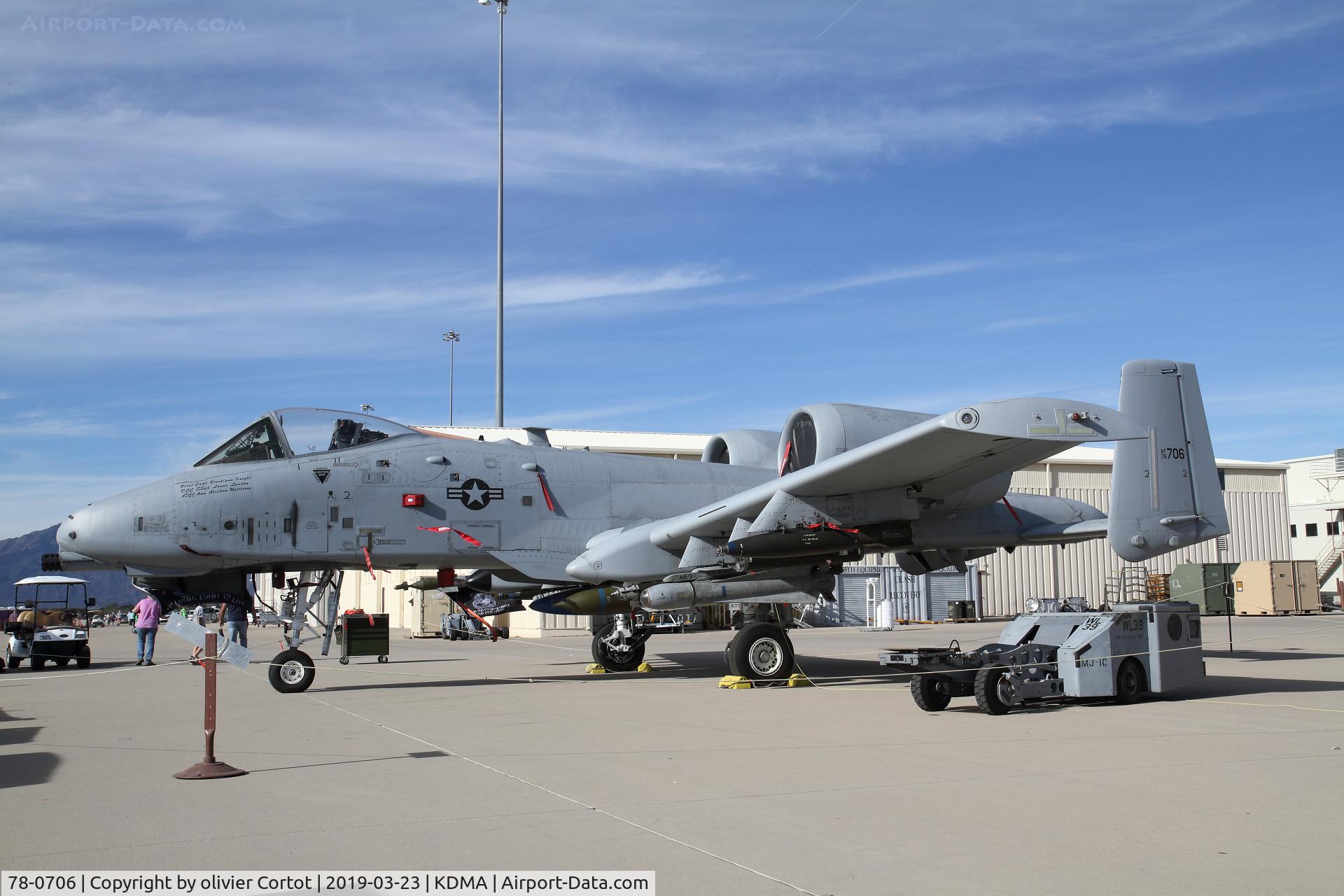 78-0706, 1978 Fairchild Republic A-10A Thunderbolt II C/N A10-0326, static display, 2019