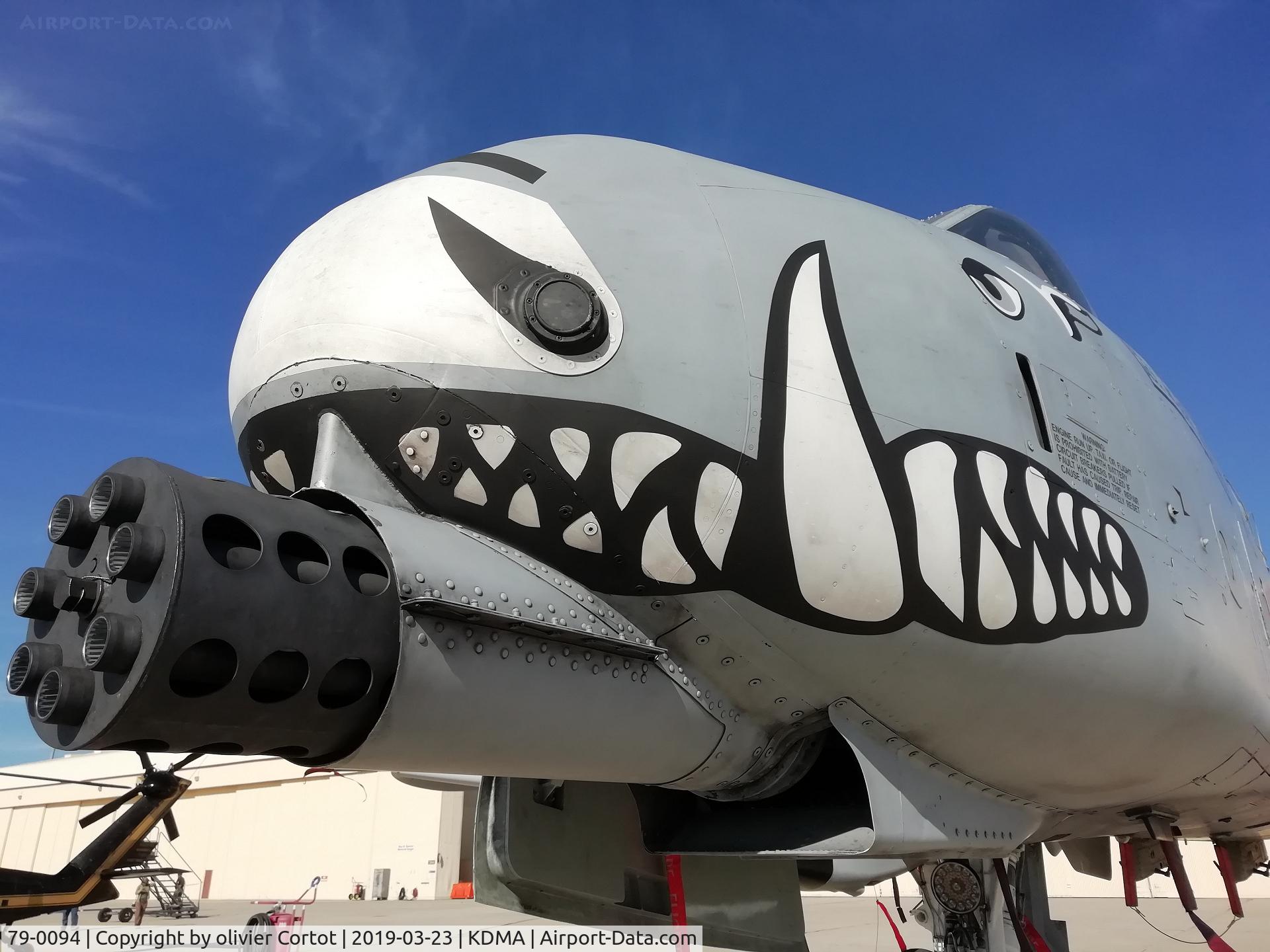 79-0094, 1979 Fairchild Republic A-10C Thunderbolt II C/N A10-0358, the famous nose art