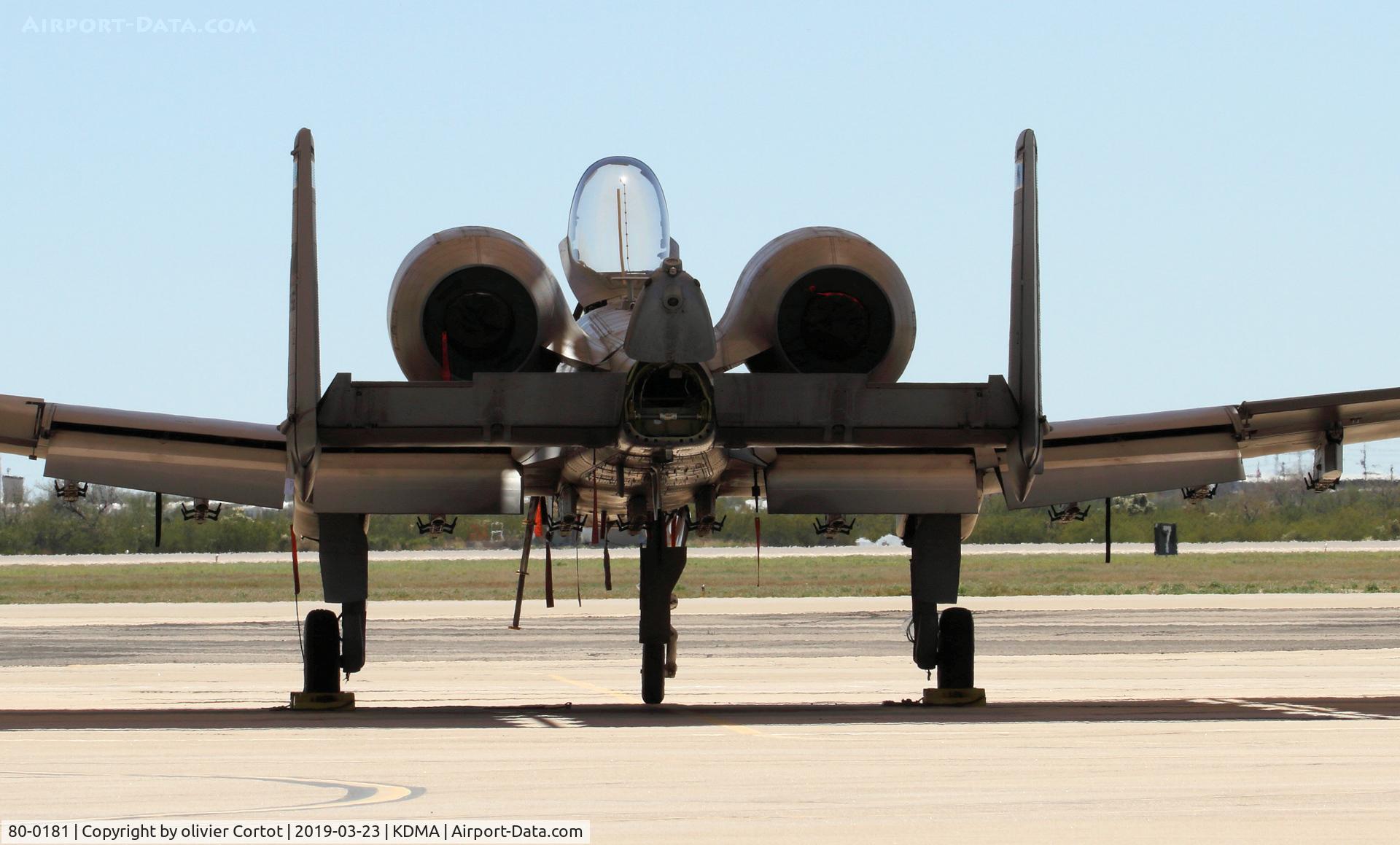 80-0181, 1980 Fairchild Republic A-10C Thunderbolt II C/N A10-0531, 2019 airshow