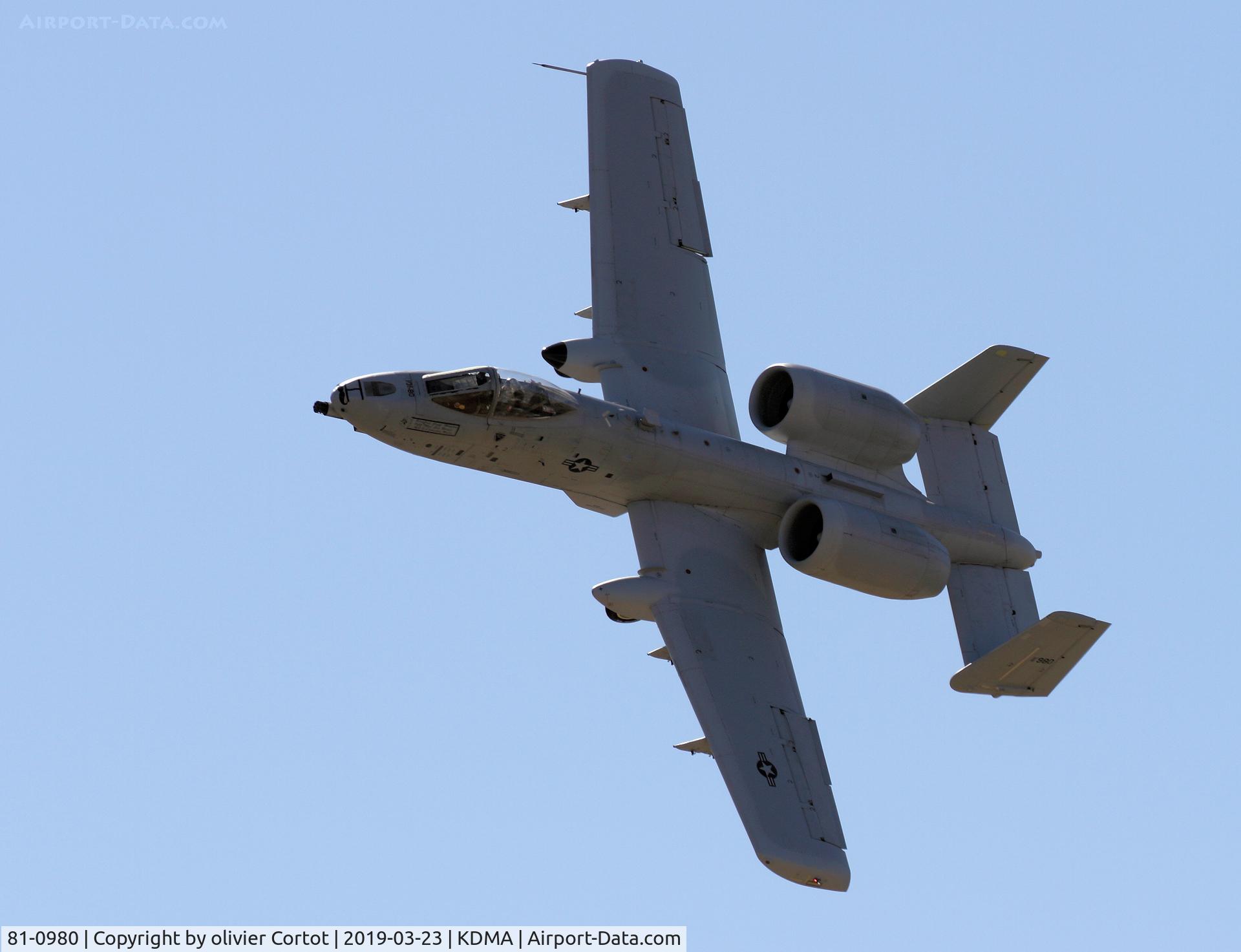 81-0980, 1980 Fairchild Republic A-10A Thunderbolt II C/N A10-0675, 2019 airshow