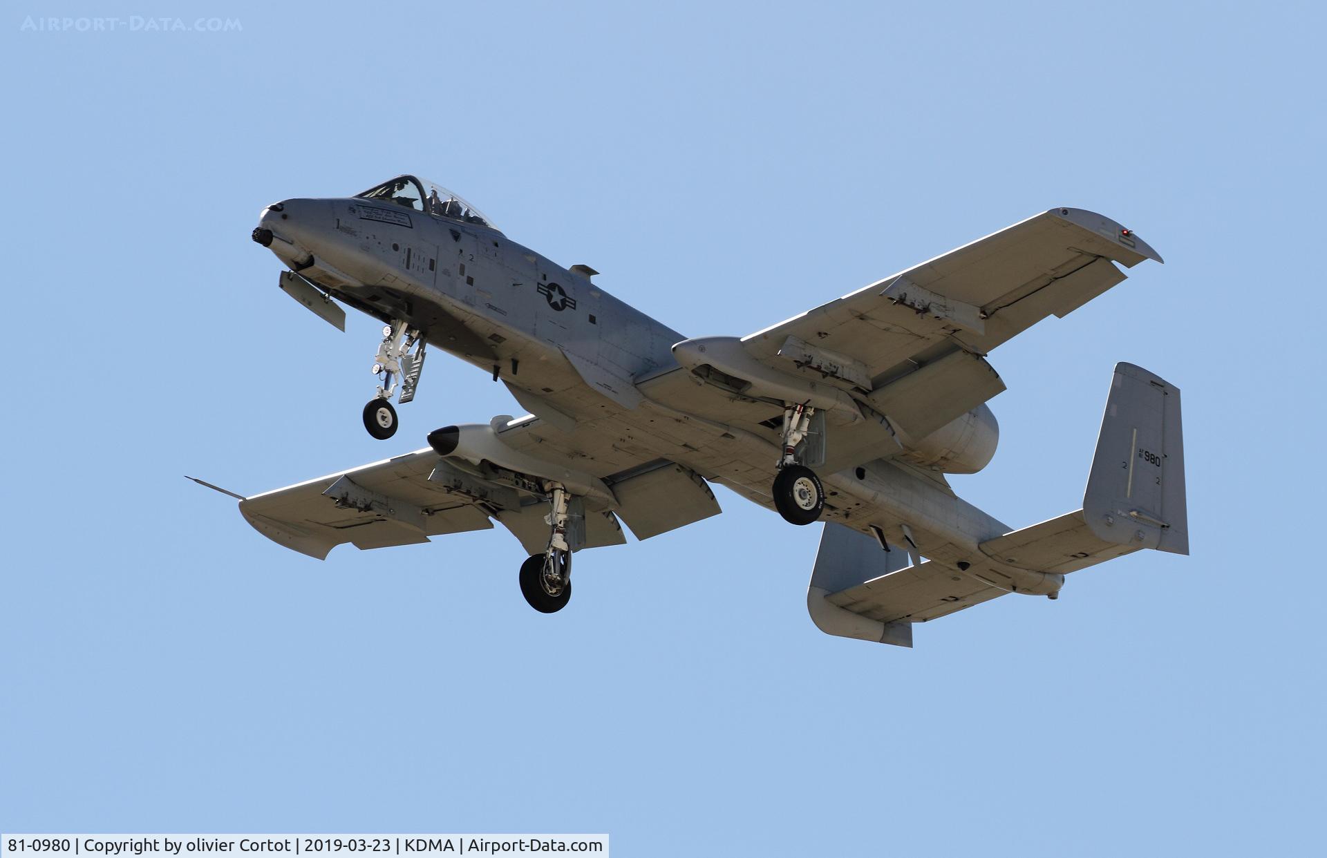 81-0980, 1980 Fairchild Republic A-10A Thunderbolt II C/N A10-0675, 2019 airshow