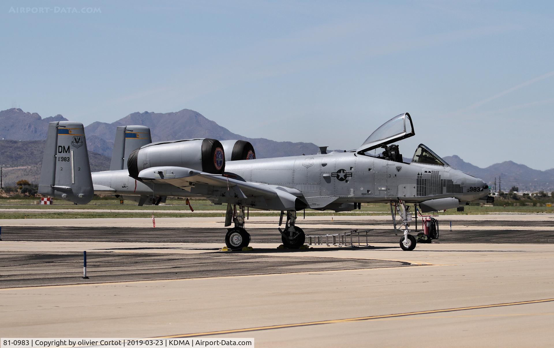 81-0983, 1981 Fairchild Republic A-10C Thunderbolt II C/N A10-0678, 2019 airshow