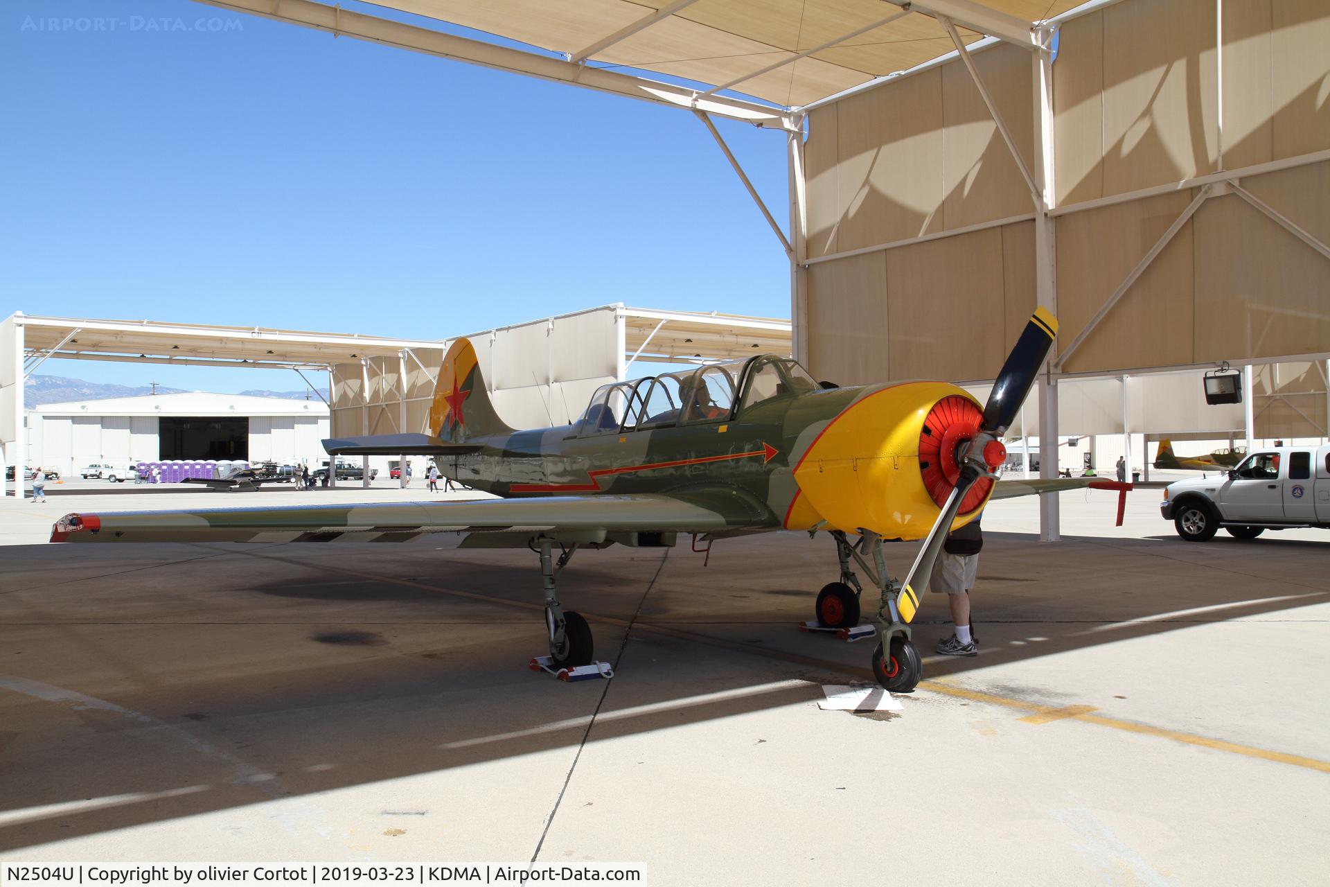N2504U, 1987 Yakovlev Yak-52 C/N 878012, DM 2019