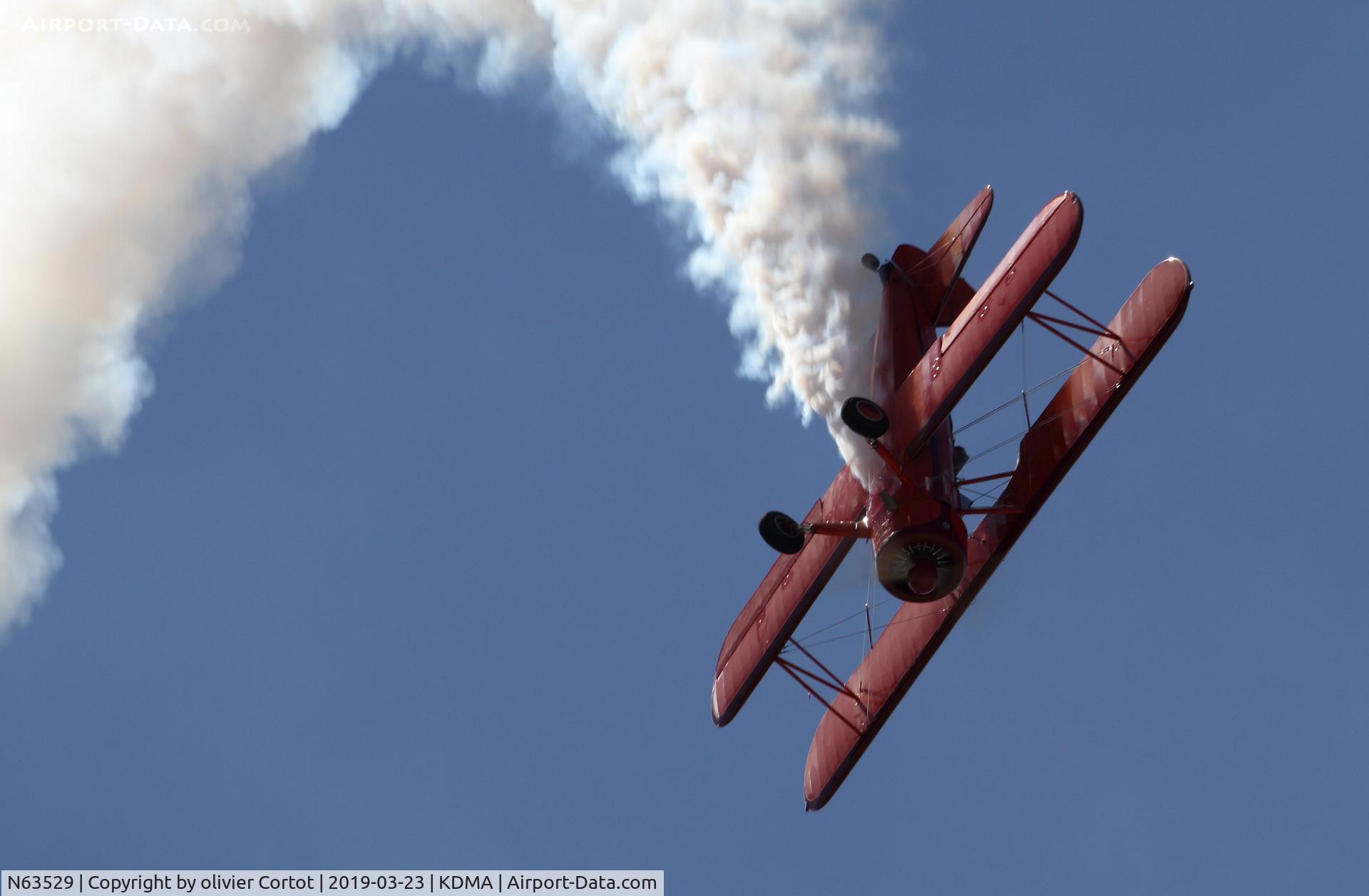 N63529, 1940 Boeing A75N1(PT17) C/N 75-338, DM 2019 airshow
