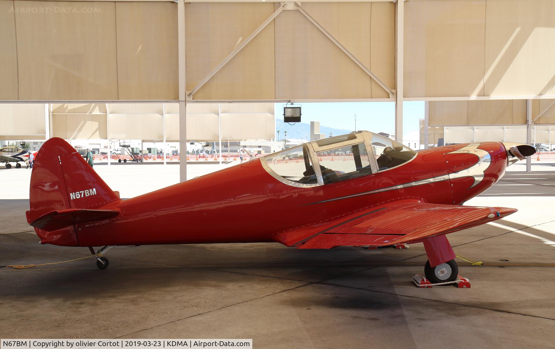 N67BM, 1946 Globe GC-1B Swift C/N 1251, static display