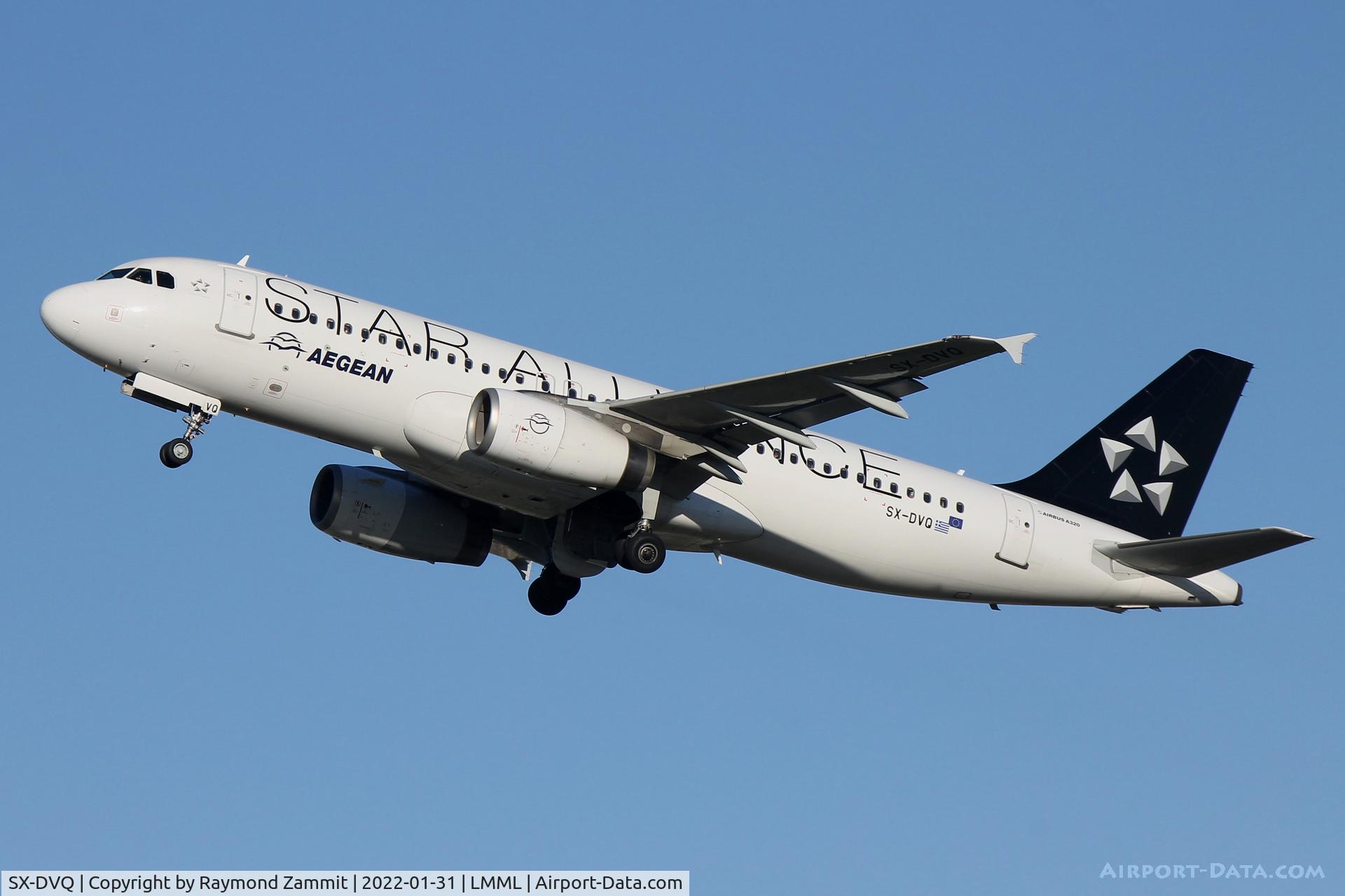 SX-DVQ, 2008 Airbus A320-232 C/N 3526, A320 SX-DVQ Aegean Airways in Star Alliance livery
