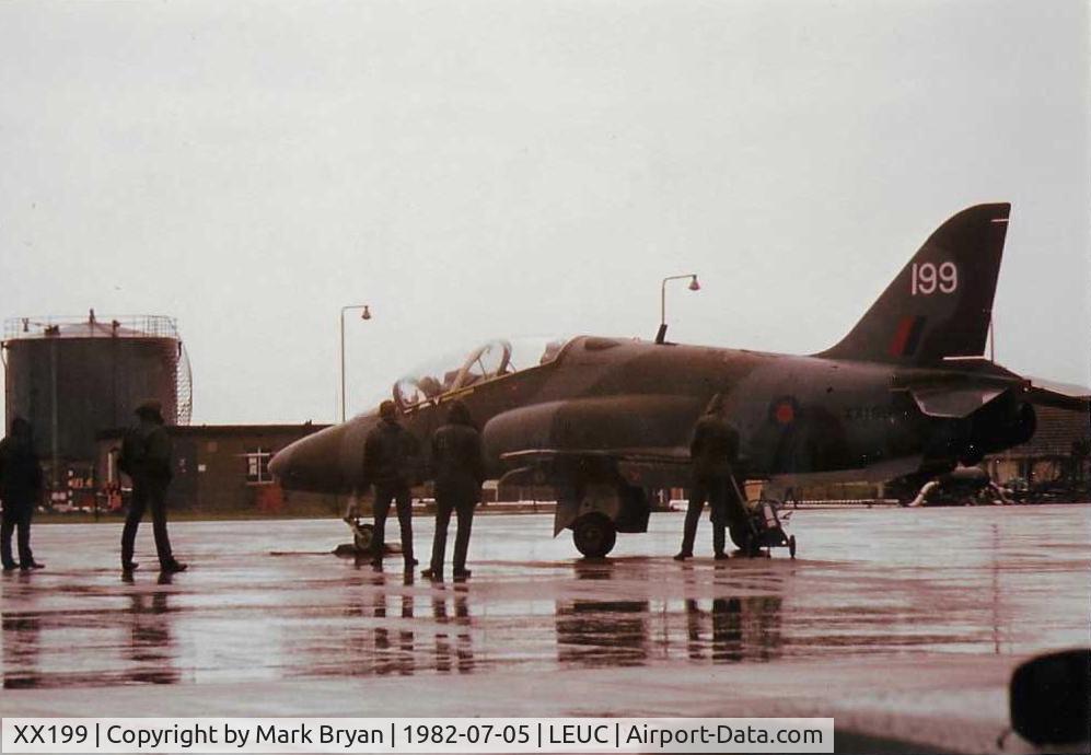 XX199, 1978 Hawker Siddeley Hawk T.1A C/N 046/312046, Taken at RAF Leuchars