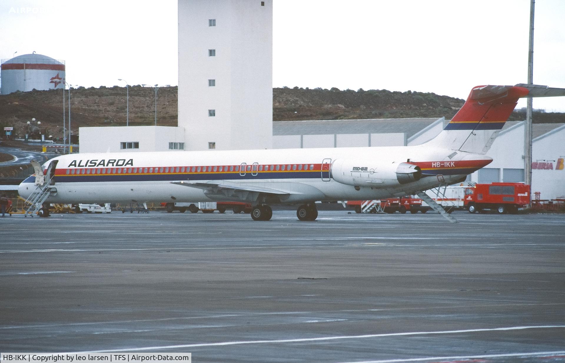 HB-IKK, 1984 McDonnell Douglas MD-82 (DC-9-82) C/N 49247, Tenerife South 20.2.1988