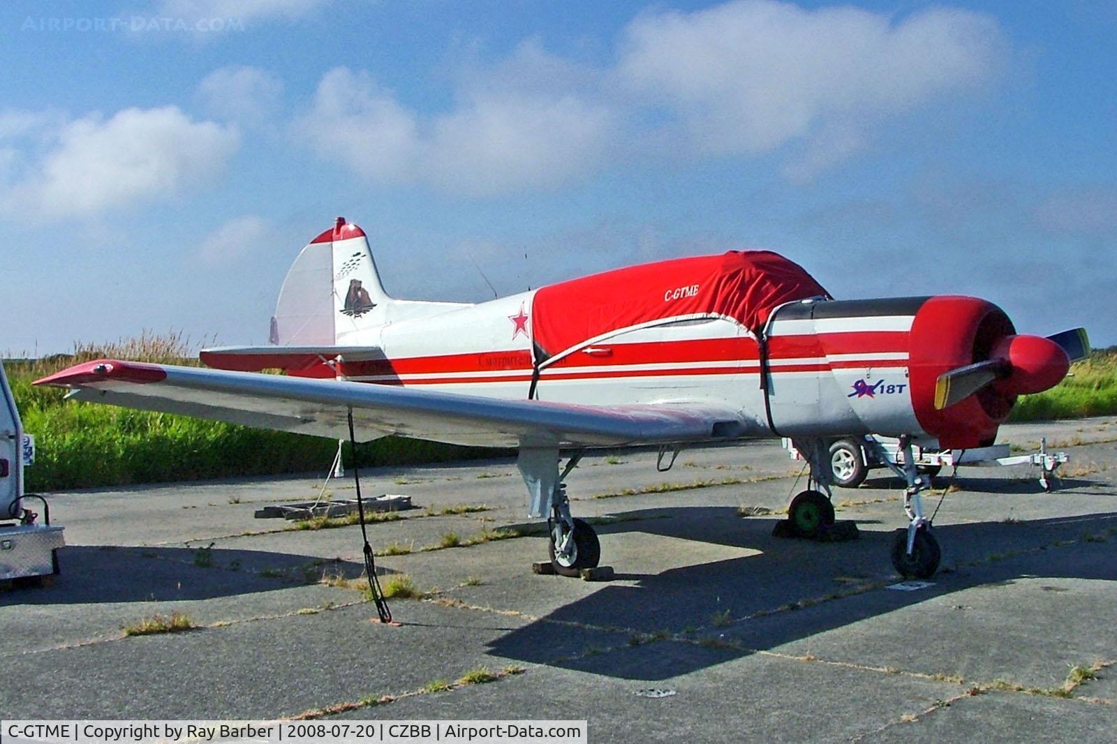 C-GTME, 1979 Yakovlev Yak-18T C/N 22202034027, C-GTME   Yakovlev Yak-18T [22202034027] Boundary Bay~C 20/07/2008