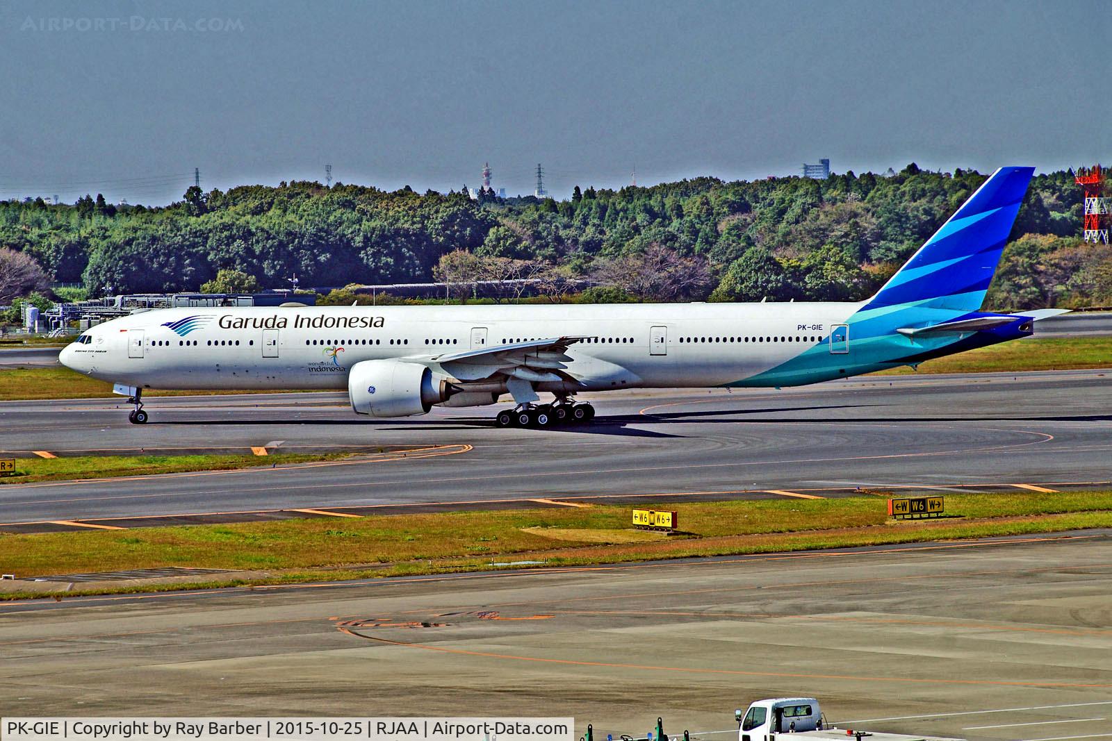 PK-GIE, 2013 Boeing 777-3U3/ER C/N 29147, PK-GIE   Boeing 777-3U3ER [29147] (Garuda Indonesian Airlines) Tokyo-Narita~JA 25/10/2015