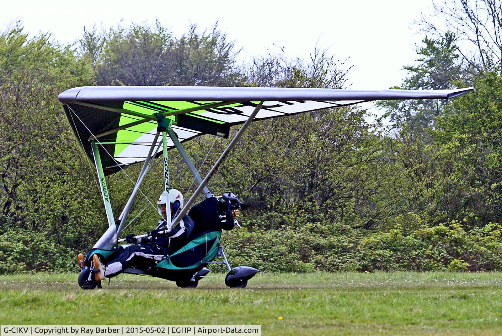 G-CIKV, 2014 Flylight Airsports FoxCub C/N DA118, G-CIKV   Flylight Airsports Foxcub [DA118] Popham~G 02/05/2015