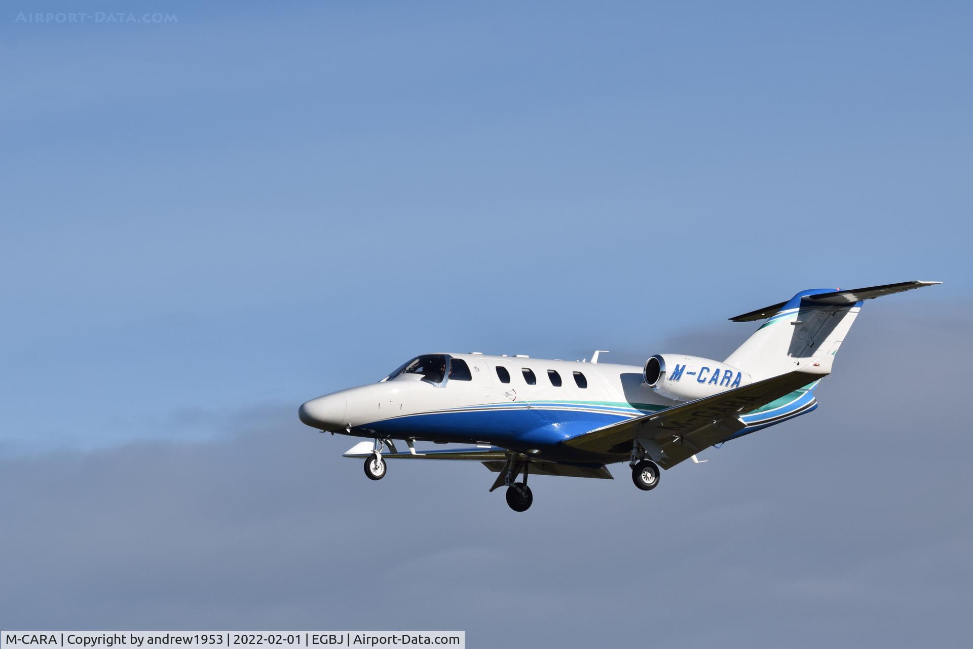 M-CARA, 2014 Cessna 525 Citation M2 C/N 525-0859, M-CARA at Gloucestershire Airport.