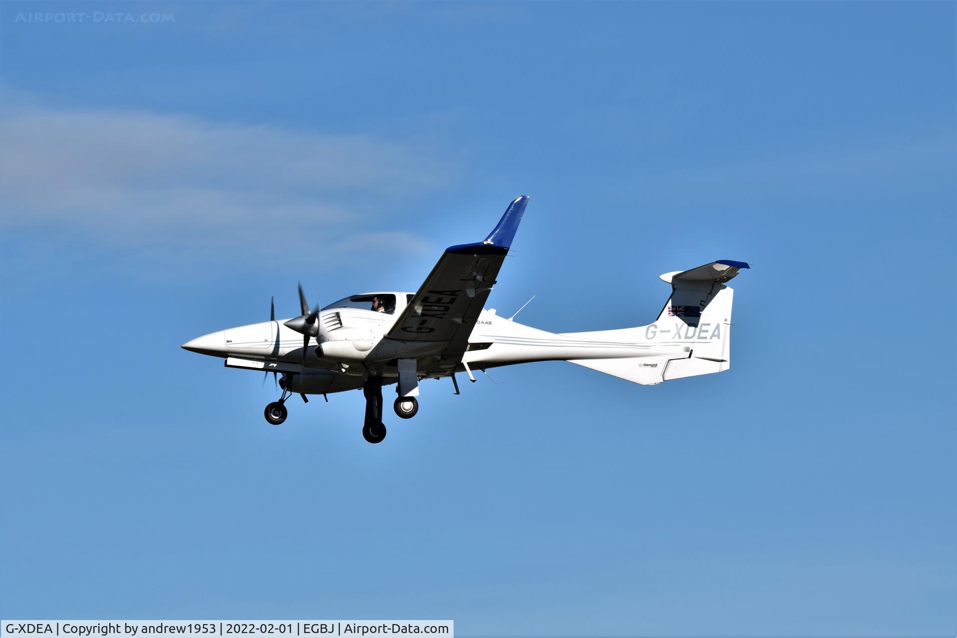 G-XDEA, 2006 Diamond DA-42 Twin Star C/N 42.AC012, G-XDEA at Gloucestershire Airport.