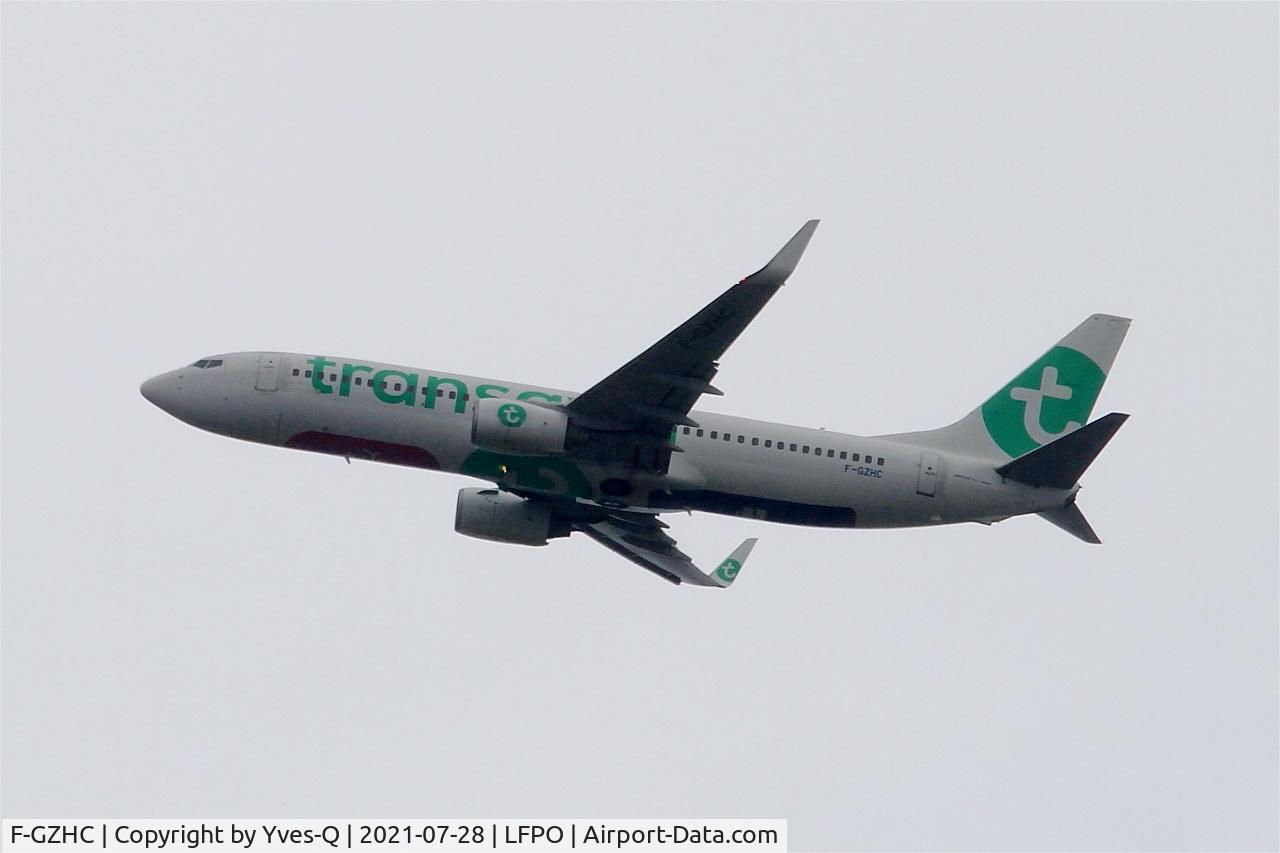 F-GZHC, 2008 Boeing 737-8K2 C/N 29651, Boeing 737-8K2, Climbing from rwy 24, Paris-Orly airport (LFPO-ORY)