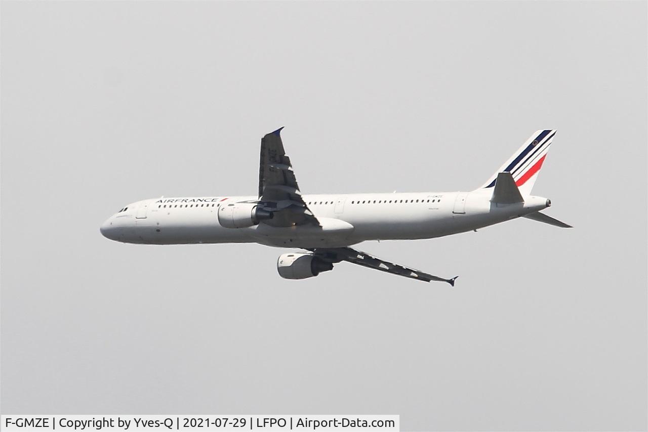 F-GMZE, 1995 Airbus A321-111 C/N 544, Airbus A321-111, Climbing from rwy 24, Paris-Orly Airport (LFPO-ORY)