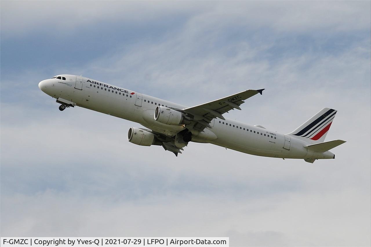 F-GMZC, 1995 Airbus A321-111 C/N 521, Airbus A321-111, Climbing from rwy 24, Paris-Orly airport (LFPO-ORY)
