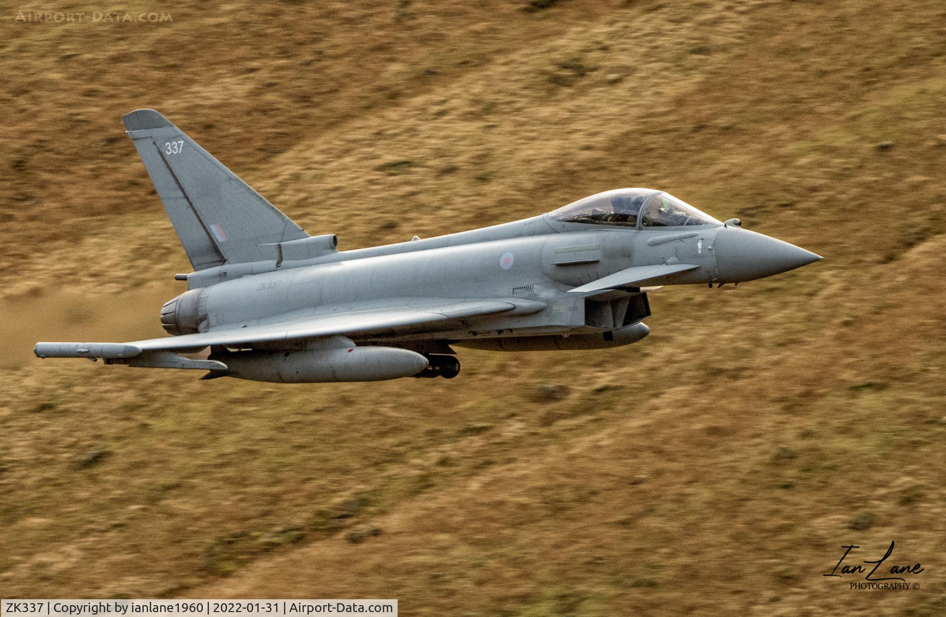 ZK337, 2012 Eurofighter EF-2000 Typhoon FGR4 C/N BS098/359, Lake District Low Level