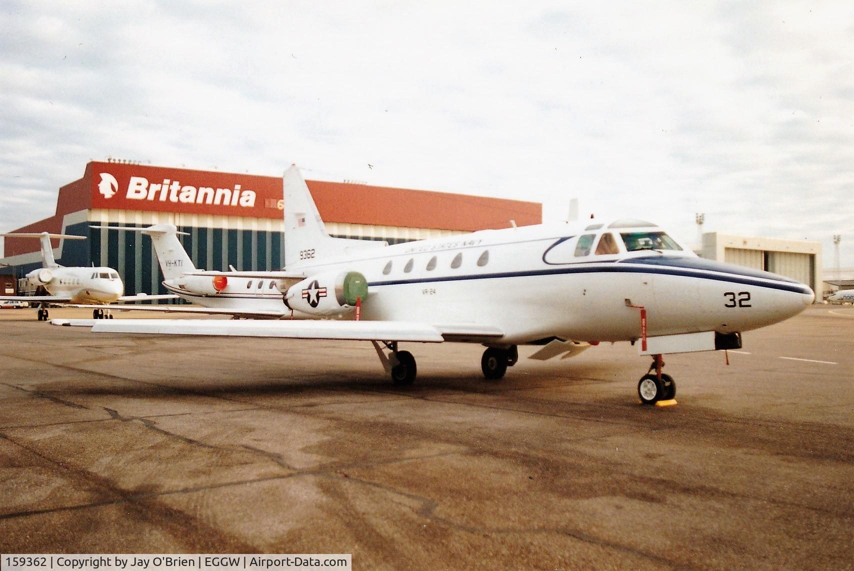 159362, North American Rockwell CT-39G Sabreliner C/N 306-66, Scanned 35mm photo