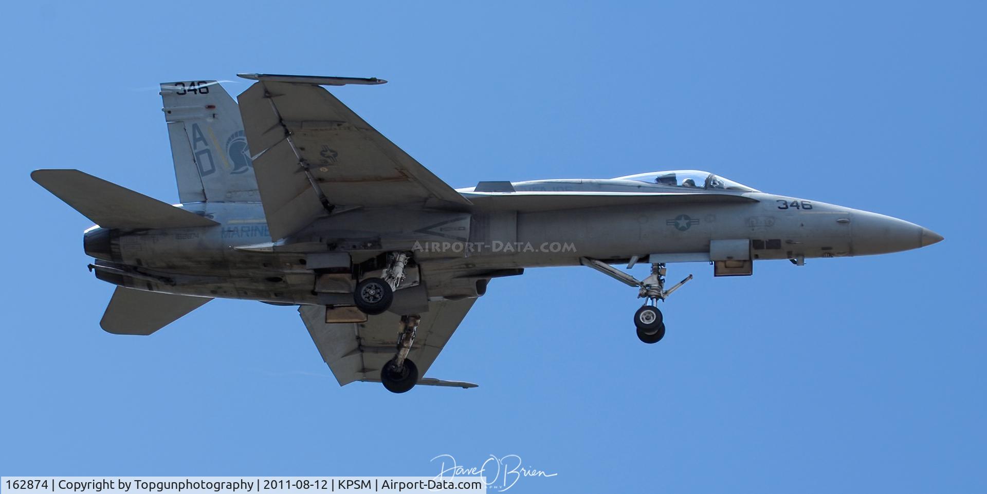 162874, McDonnell Douglas F/A-18A Hornet C/N 0416/A345, F-18C Legacy Demo