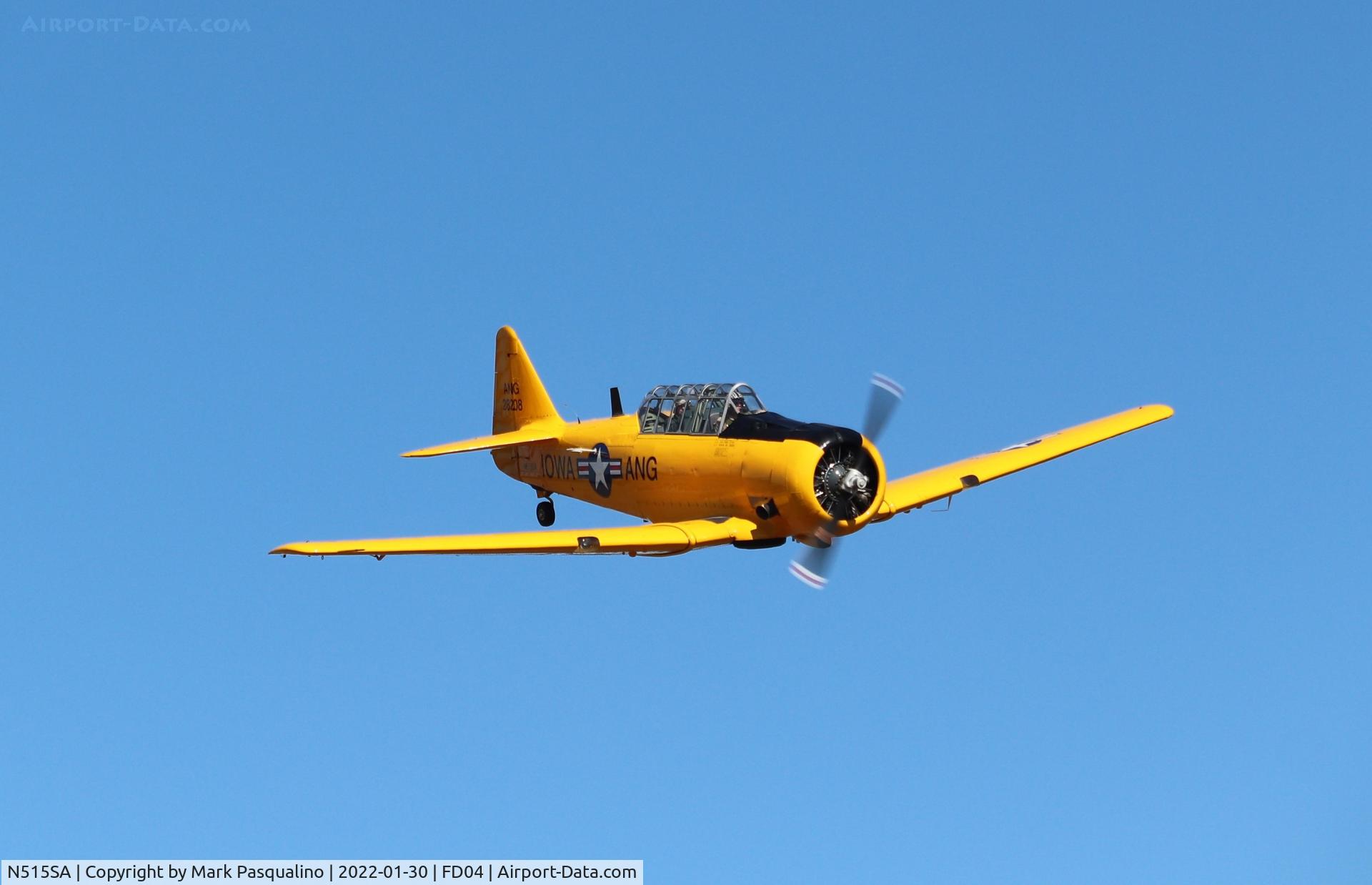 N515SA, 1943 North American AT-6D C/N 8814953, North American AT-6D